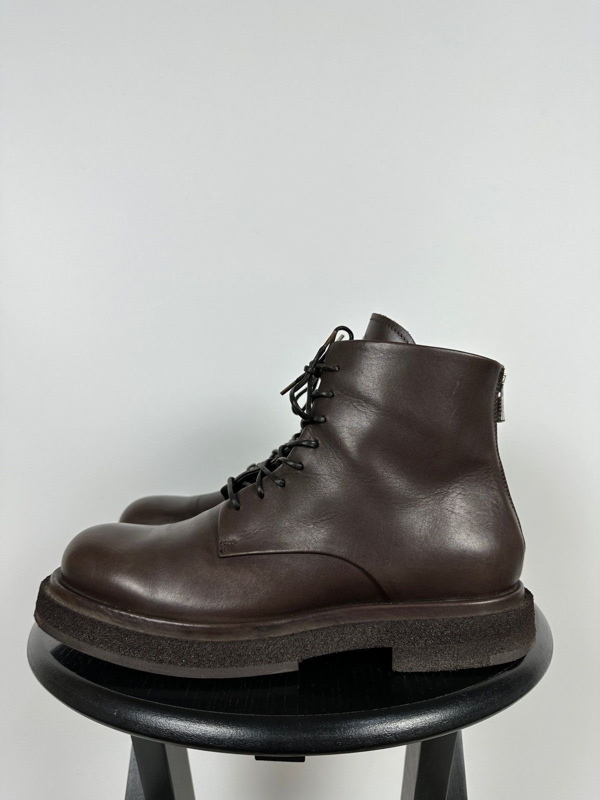Officine Creative Officine Creative Lace Up Brown Leather Boots Size US 10 / IT 40 - 2 Thumbnail