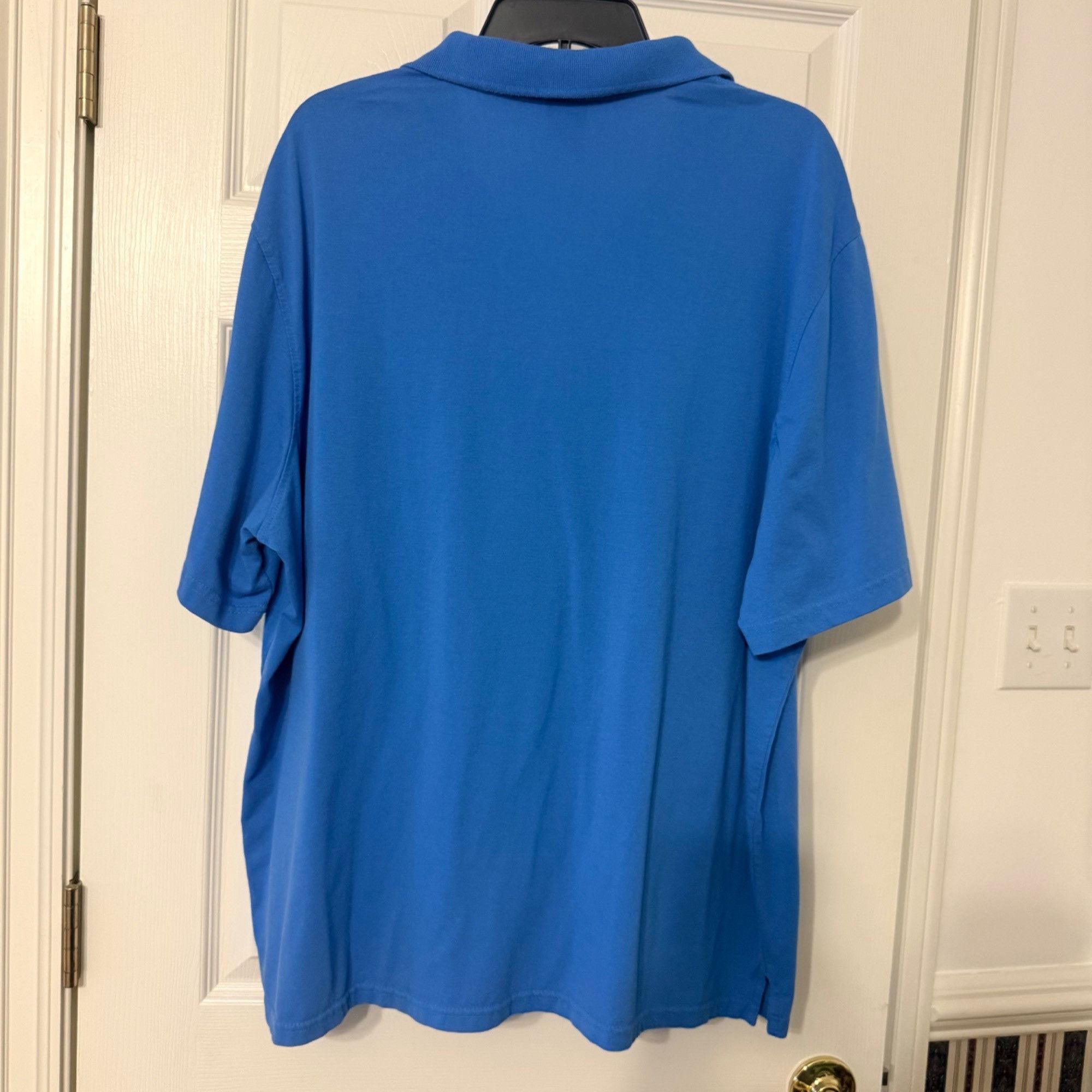 George George Mens Big & Tall Blue Polo Shirt 2XL 50-52 Short Sleev Size US XXL / EU 58 / 5 - 2 Thumbnail