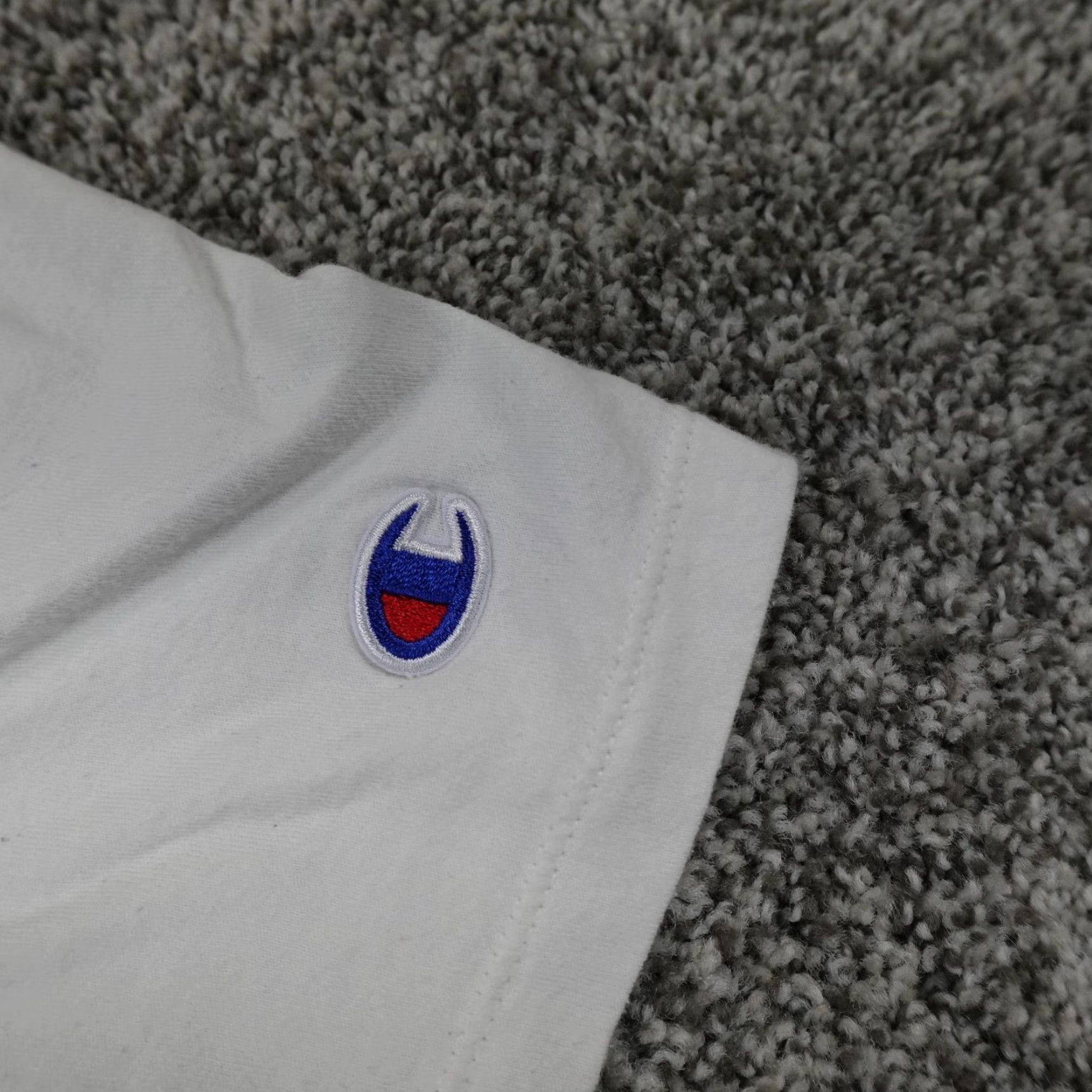 Champion Champion Shirt Mens Medium White Yellow Preppy Casual Athletic Active Cotton Size US M / EU 48-50 / 2 - 4 Thumbnail