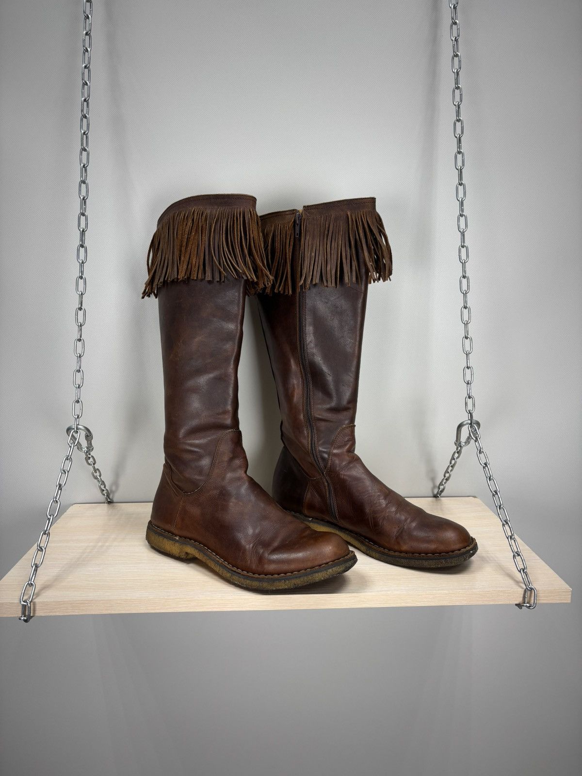 Other Womens western leather boots Size 39 Color Brown Size US 9 / IT 39 - 1 Thumbnail