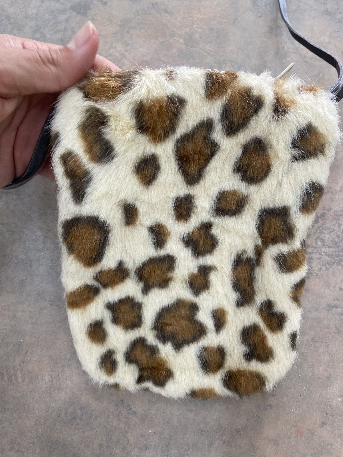 Japanese Brand × Vintage VINTAGE JAPAN SMALL BAG LEOPARD FUR MOHAIR Size ONE SIZE - 4 Thumbnail