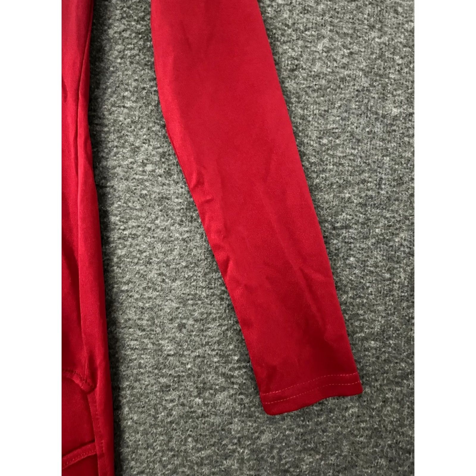 Vintage Sexy Zipper One Piece Jumpsuit L Red Women Long Sleeve Clubwear Size L / US 10 / IT 46 - 7 Thumbnail