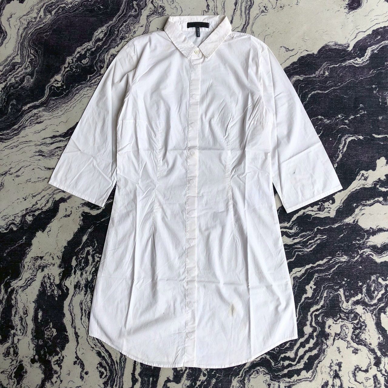 Jil Sander Jil Sander Mid-Lenght White Dress Size XS / US 0-2 / IT 36-38 - 3 Thumbnail