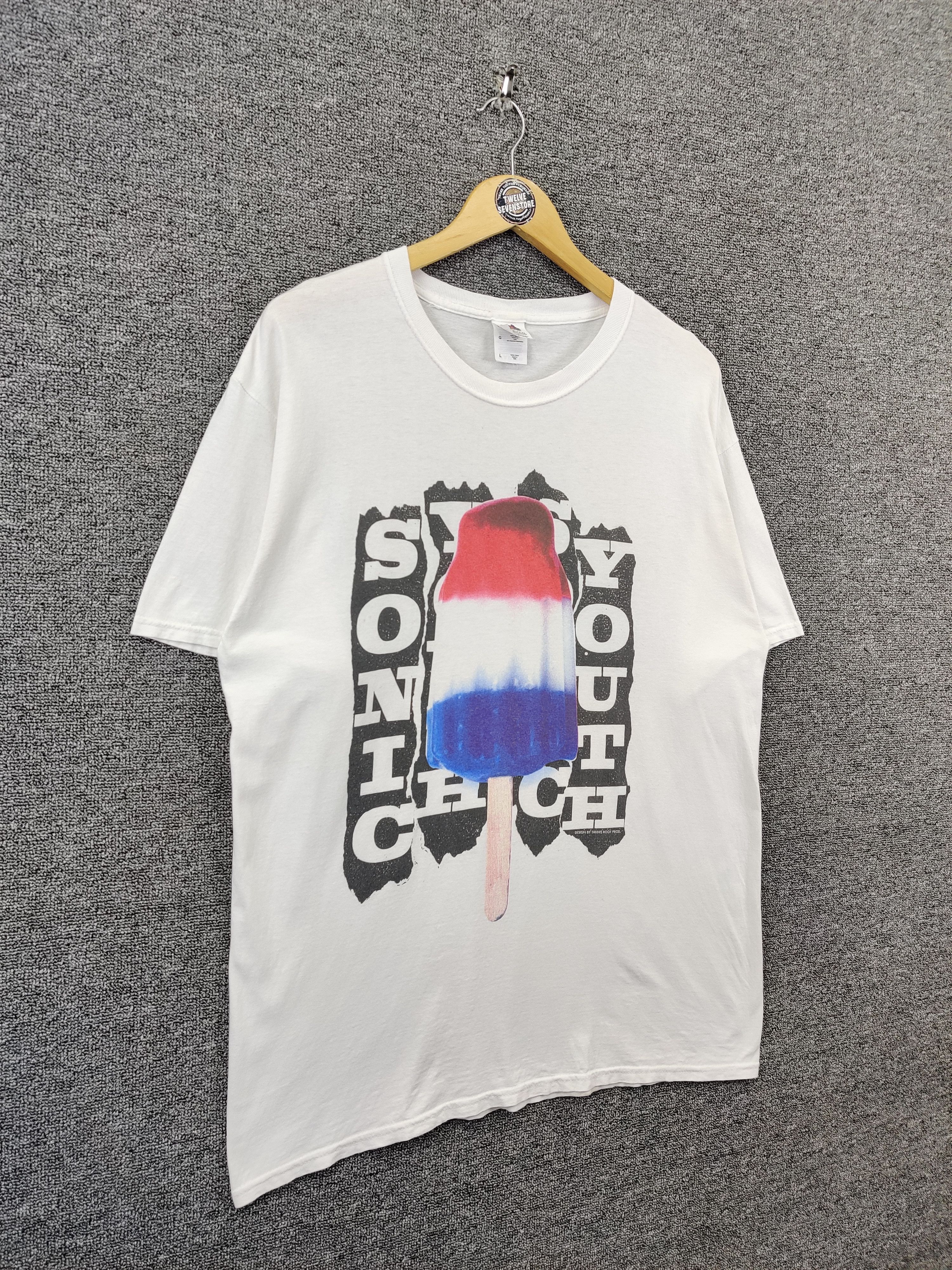 Band Tees Vintage Sonic Youth Bomb Pop Band Tee Tshirt Size US L / EU 52-54 / 3 - 5 Thumbnail