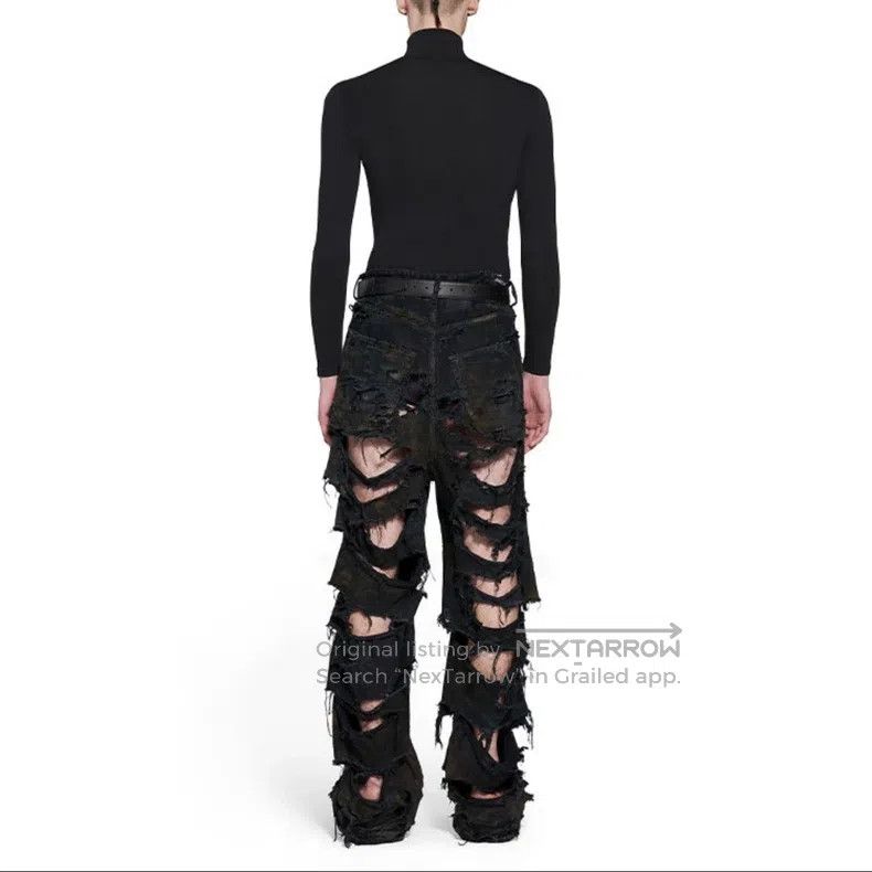 Balenciaga Balenciaga size XS Solid color distressed dirty straight-l Size US 27 - 8 Thumbnail