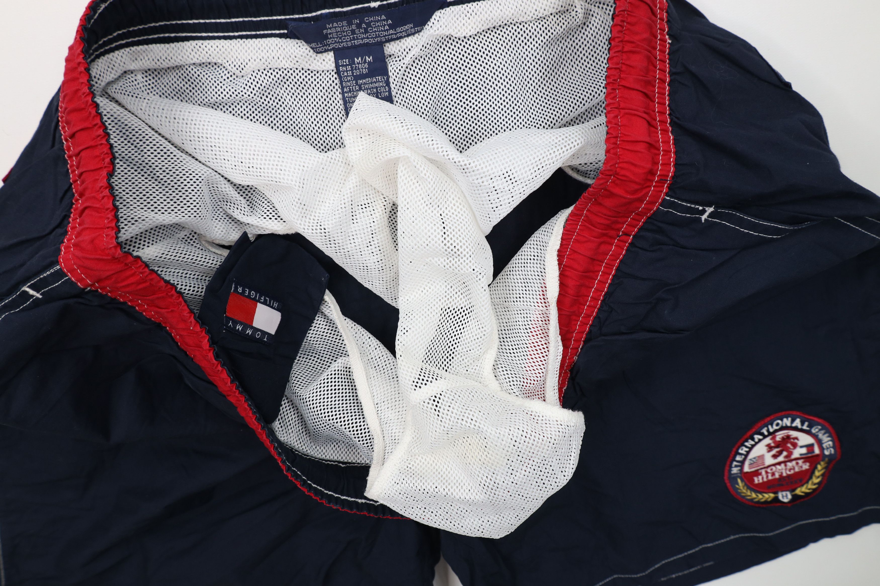 Tommy Hilfiger Vintage 90s Tommy Hilfiger Flag International Games Shorts Size US 32 / EU 48 - 9 Thumbnail