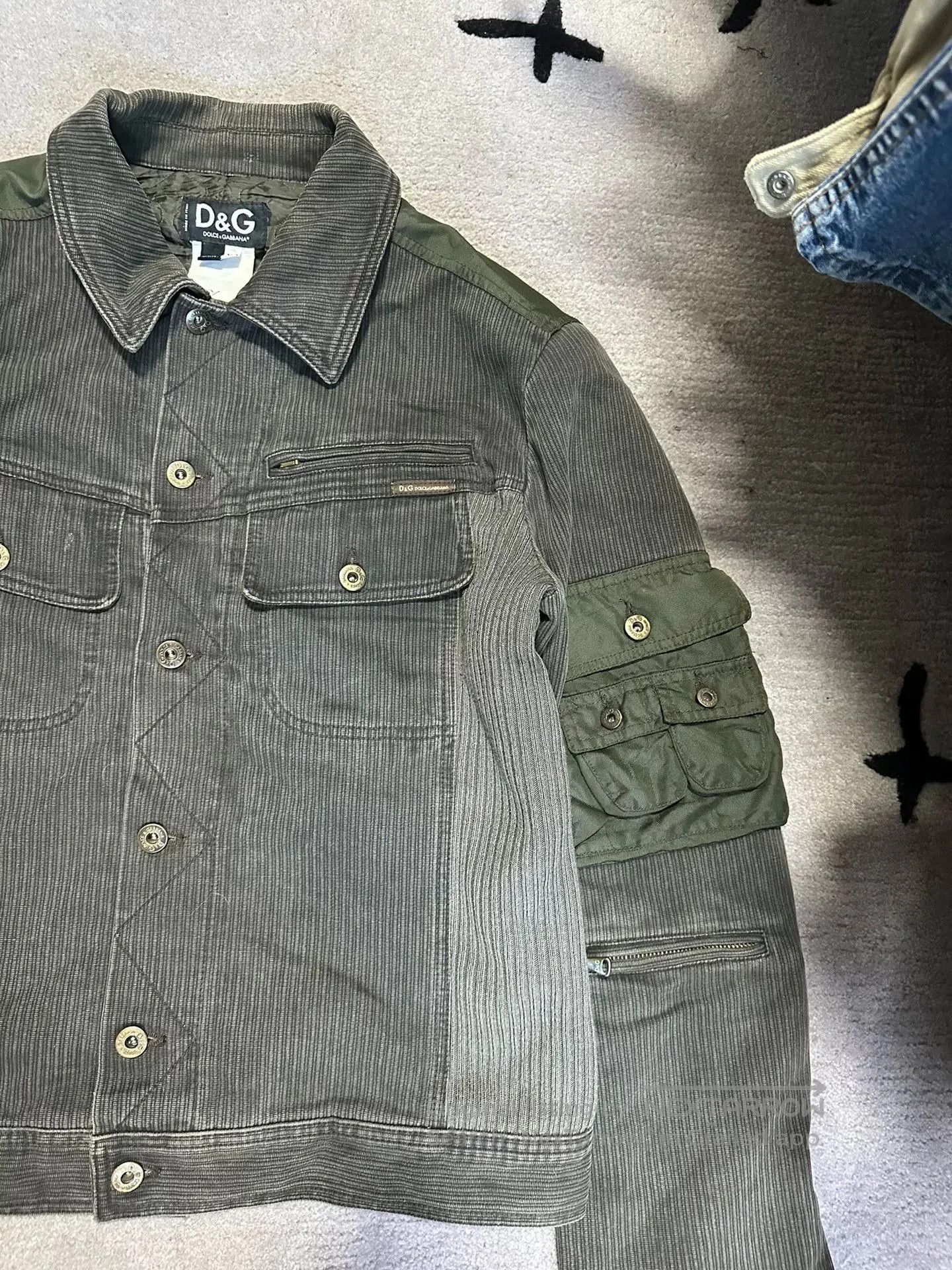 Dolce & Gabbana Dolce & Gabbana Hunter Cargo Jacket A/W 2003. Size US XL / EU 56 / 4 - 2 Thumbnail