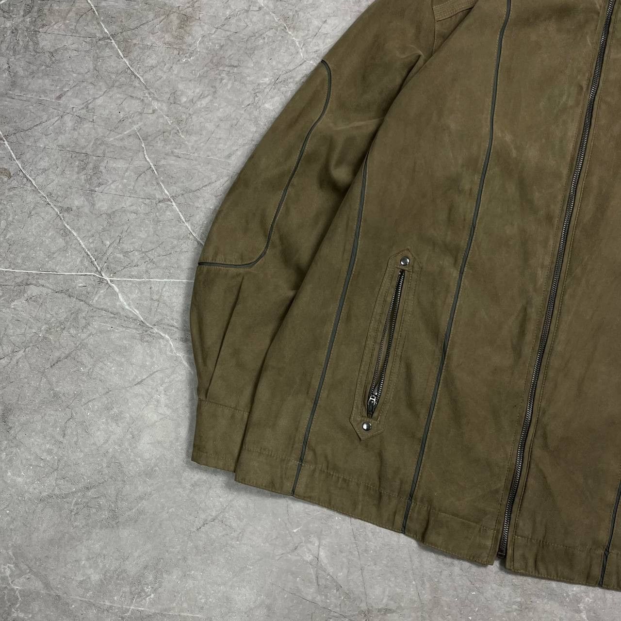 Japanese Brand Vitnage Y2K Avant Gard Leather Jacket Opium Rare 90s Casual Size US XXL / EU 58 / 5 - 7 Thumbnail