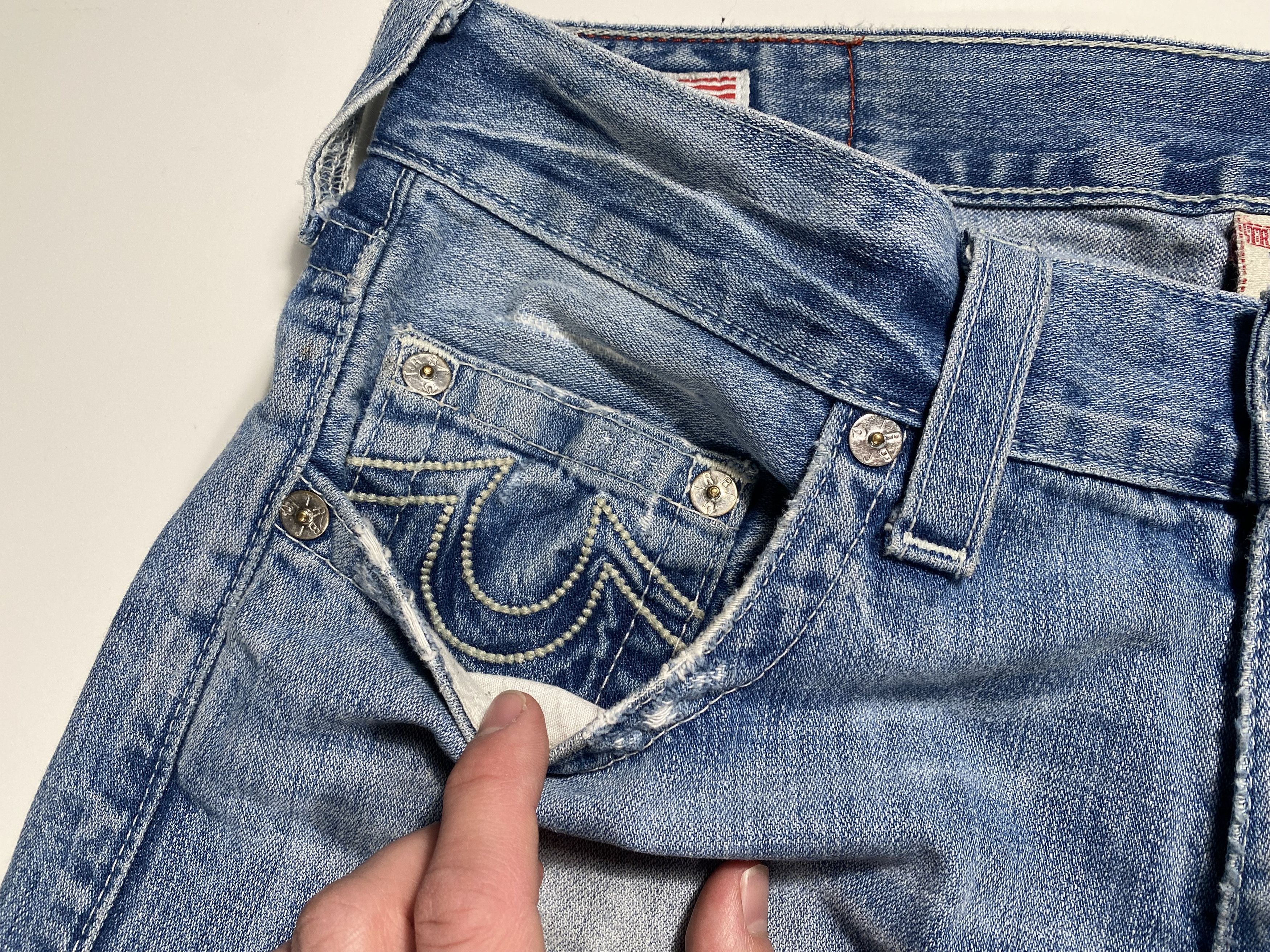 True Religion True Religion World Tour Section Bobby Baggy Jeans 36x32.5 Size US 36 / EU 52 - 5 Thumbnail