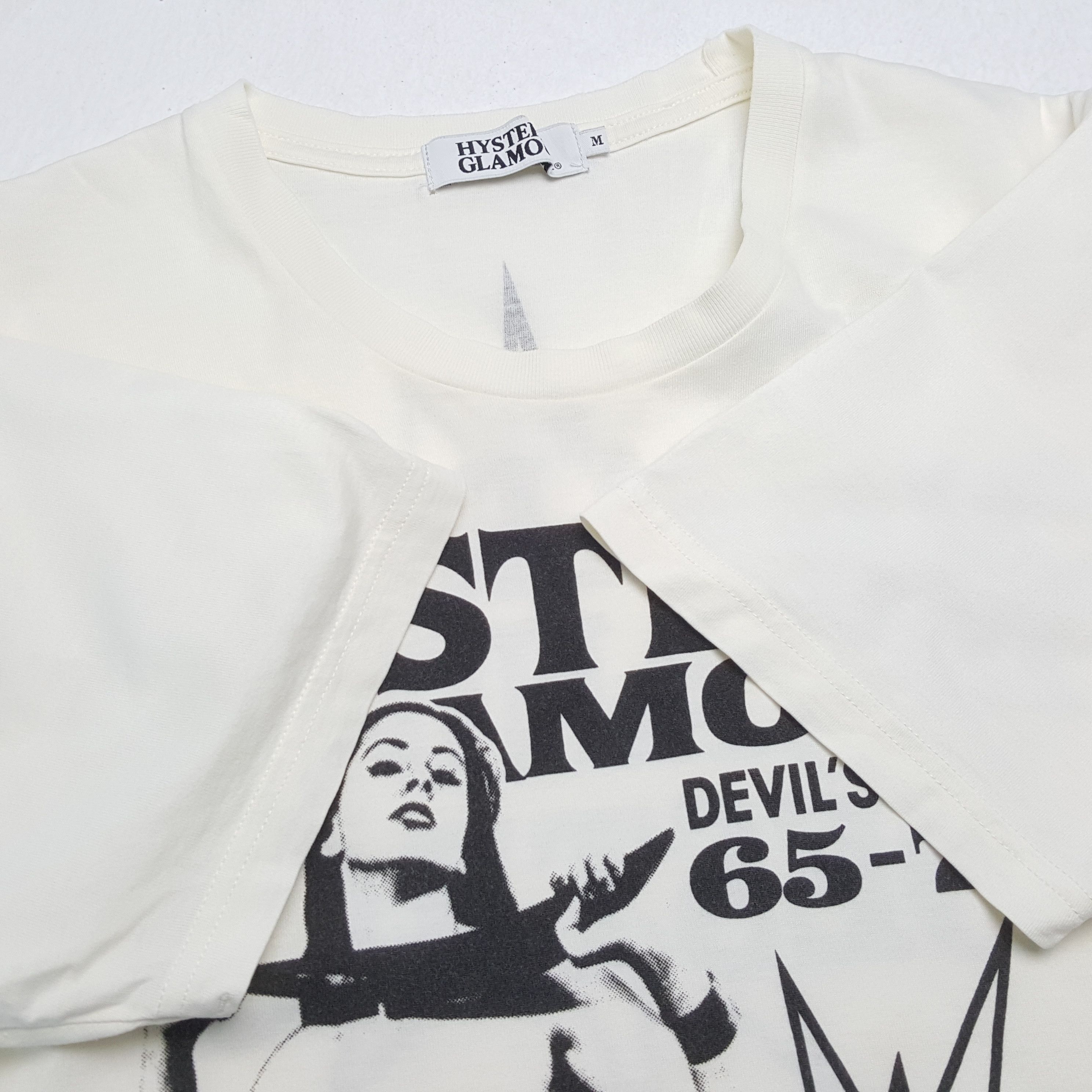 Hysteric Glamour × Japanese Brand × Vintage Vintage HYSTERIC GLAMOUR Japanese Brand T-Shirts Size S / US 4 / IT 40 - 7 Thumbnail