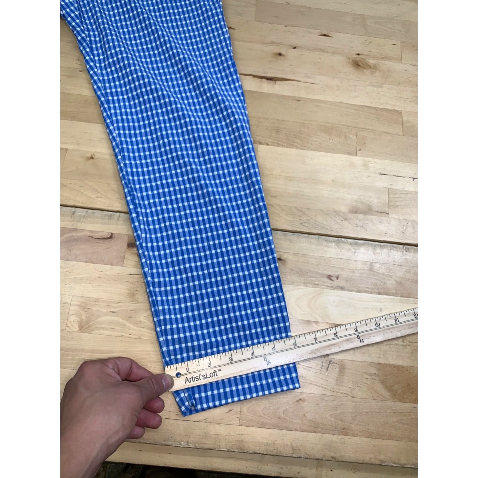 Lilly Pulitzer Lilly Pulitzer Luxletic Pants Women 4 Blue Check Pullon Ankle Casual Blue 4 Womens Pants Ankle Casual Lilly Pulitzer Luxletic Ladies Pants 90s? Size 27" / US 4 / IT 40 - 6 Thumbnail