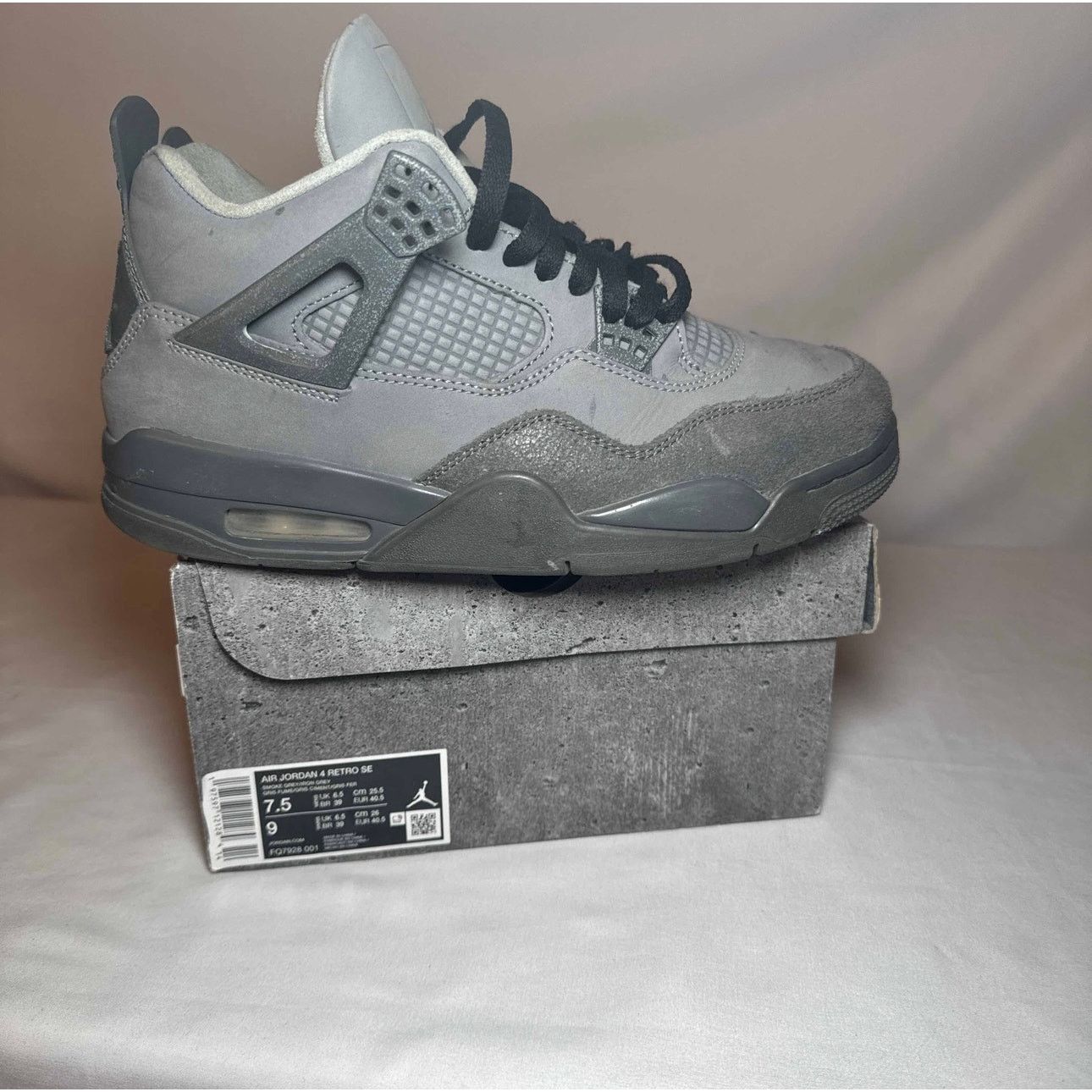 Jordan Brand × Nike Size 7.5 - Nike Air Jordan 4 Retro SE Wet Cement Men's Shoes Size US 7.5 / EU 40-41 - 1 Thumbnail