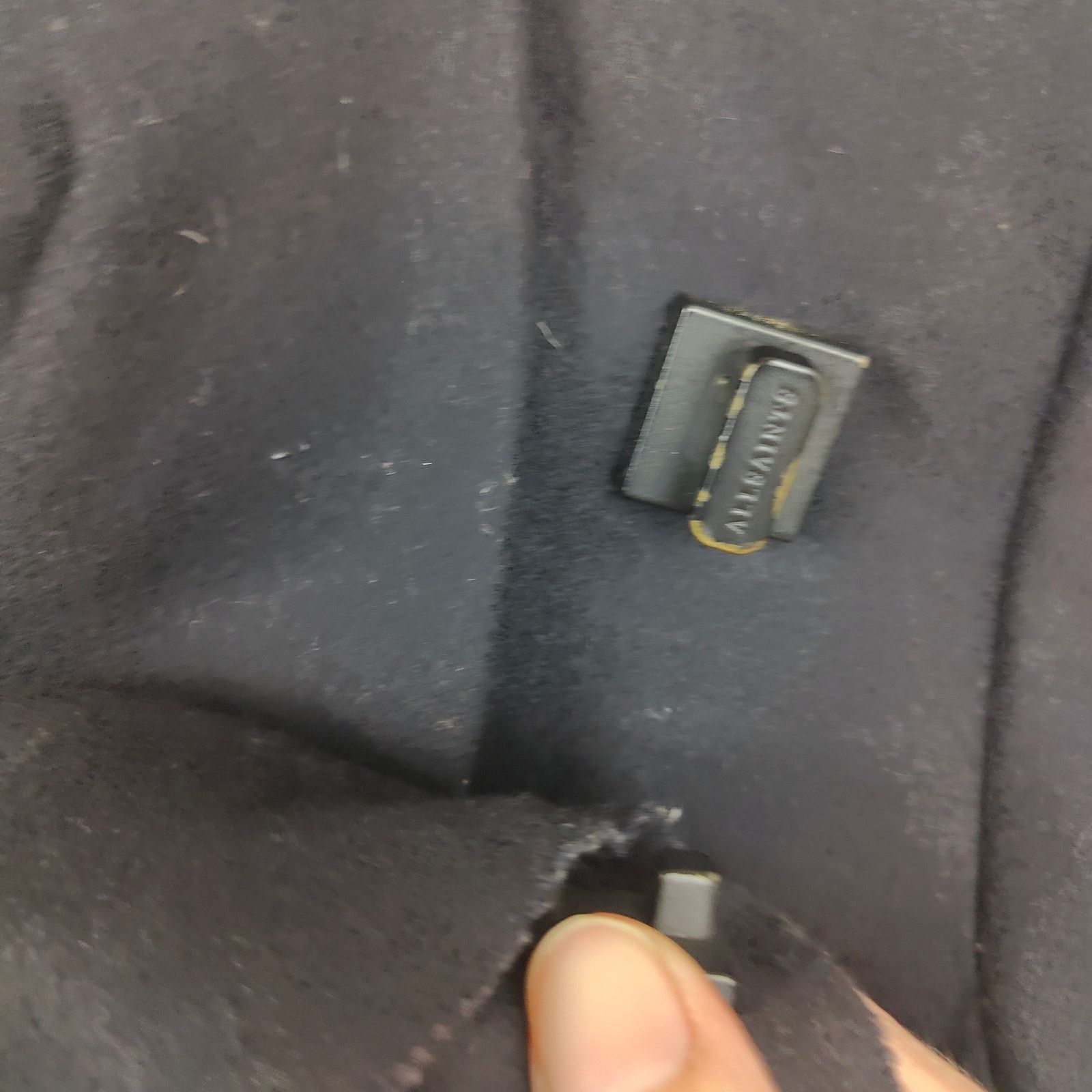 Allsaints AllSaints City Monument Coat Womens 8 Black Wool Blend Size M / US 6-8 / IT 42-44 - 4 Thumbnail