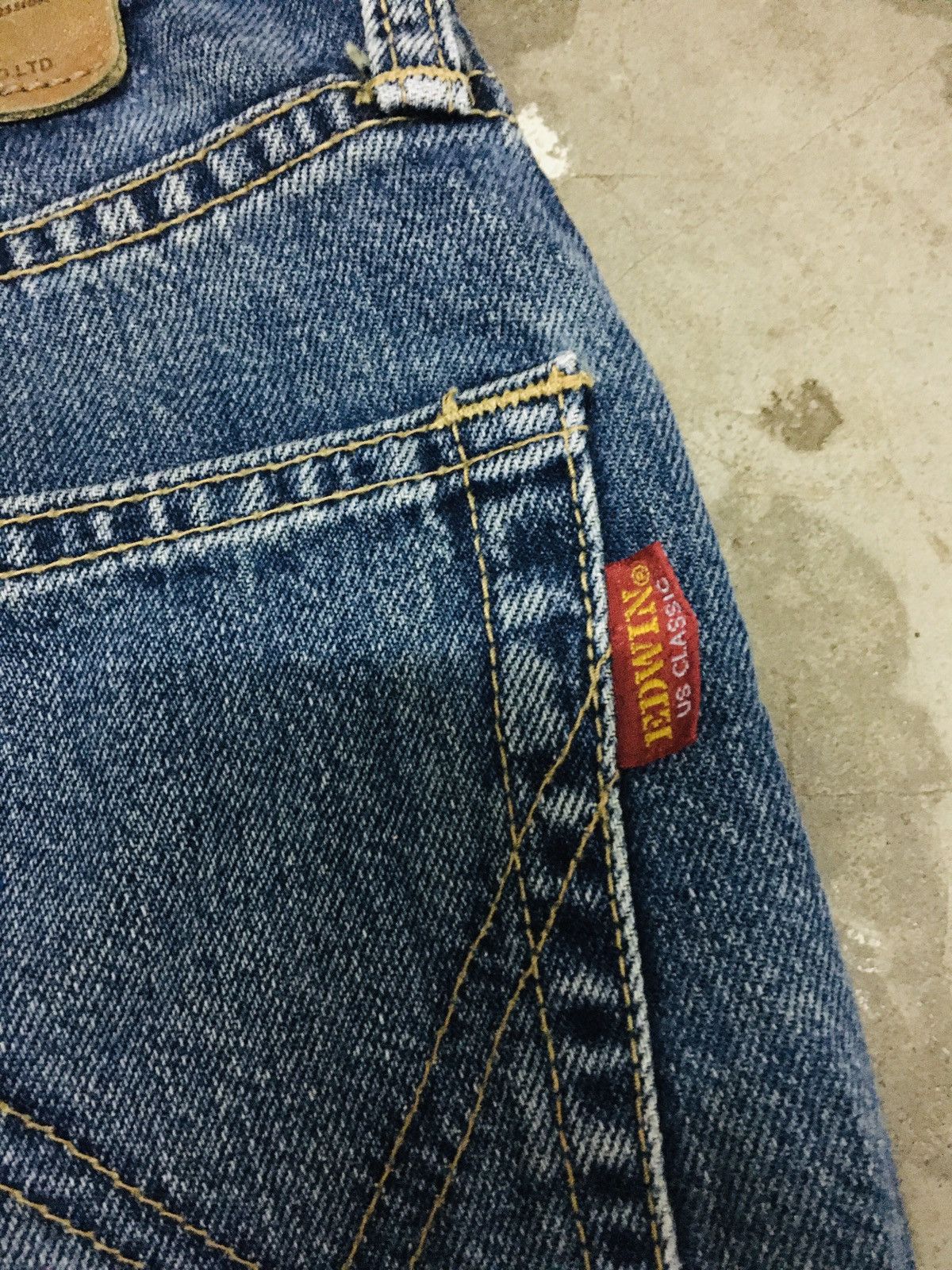 Edwin × Japanese Brand Edwin Distressed Jeans (15) Size US 32 / EU 48 - 13 Thumbnail