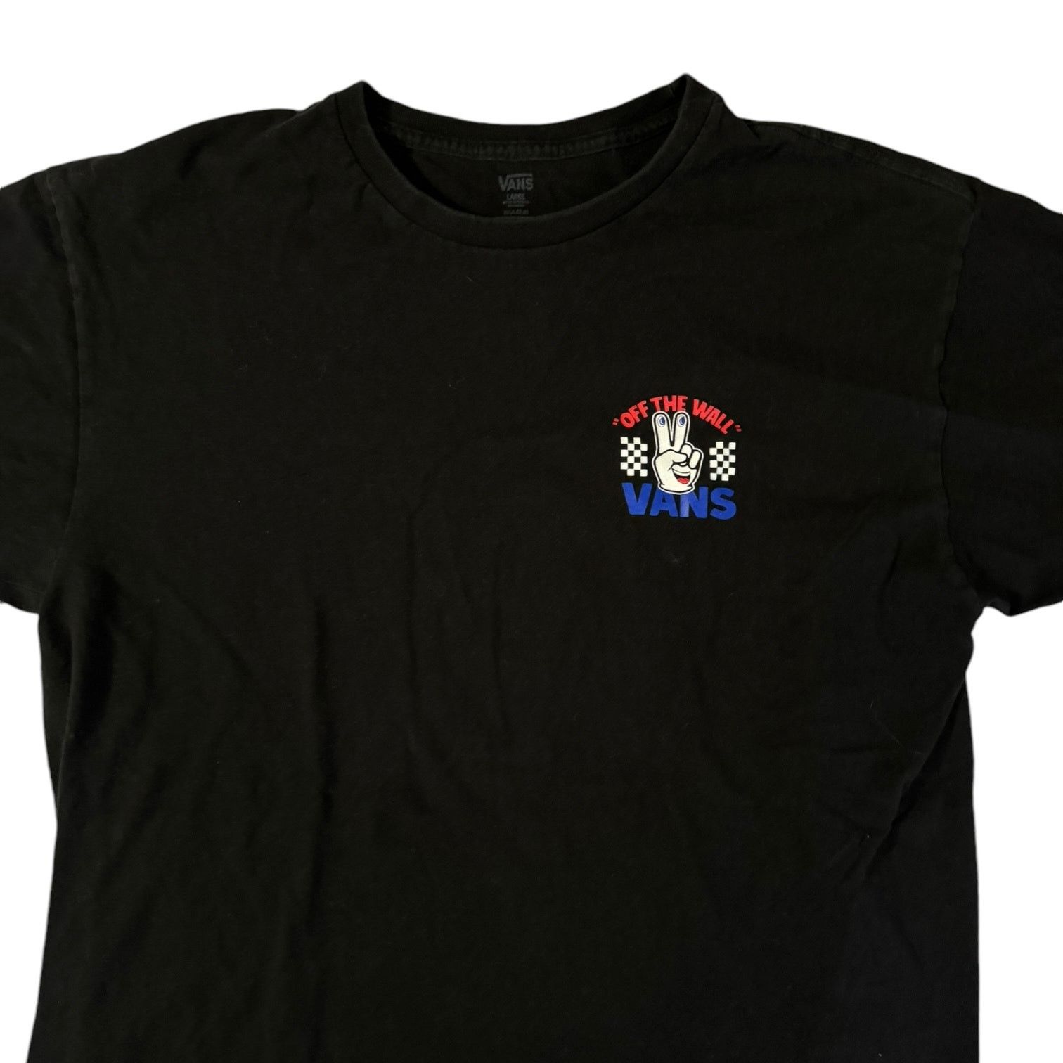 Vans VANS Classic Off the Wall Two Fingers Black T Shirt Large Size US L / EU 52-54 / 3 - 1 Thumbnail