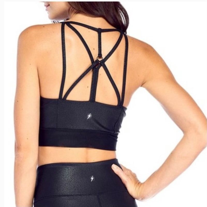 Other Electric Yoga strappy sports bra, New Black Cobra small Size S / US 4 / IT 40 - 2 Thumbnail