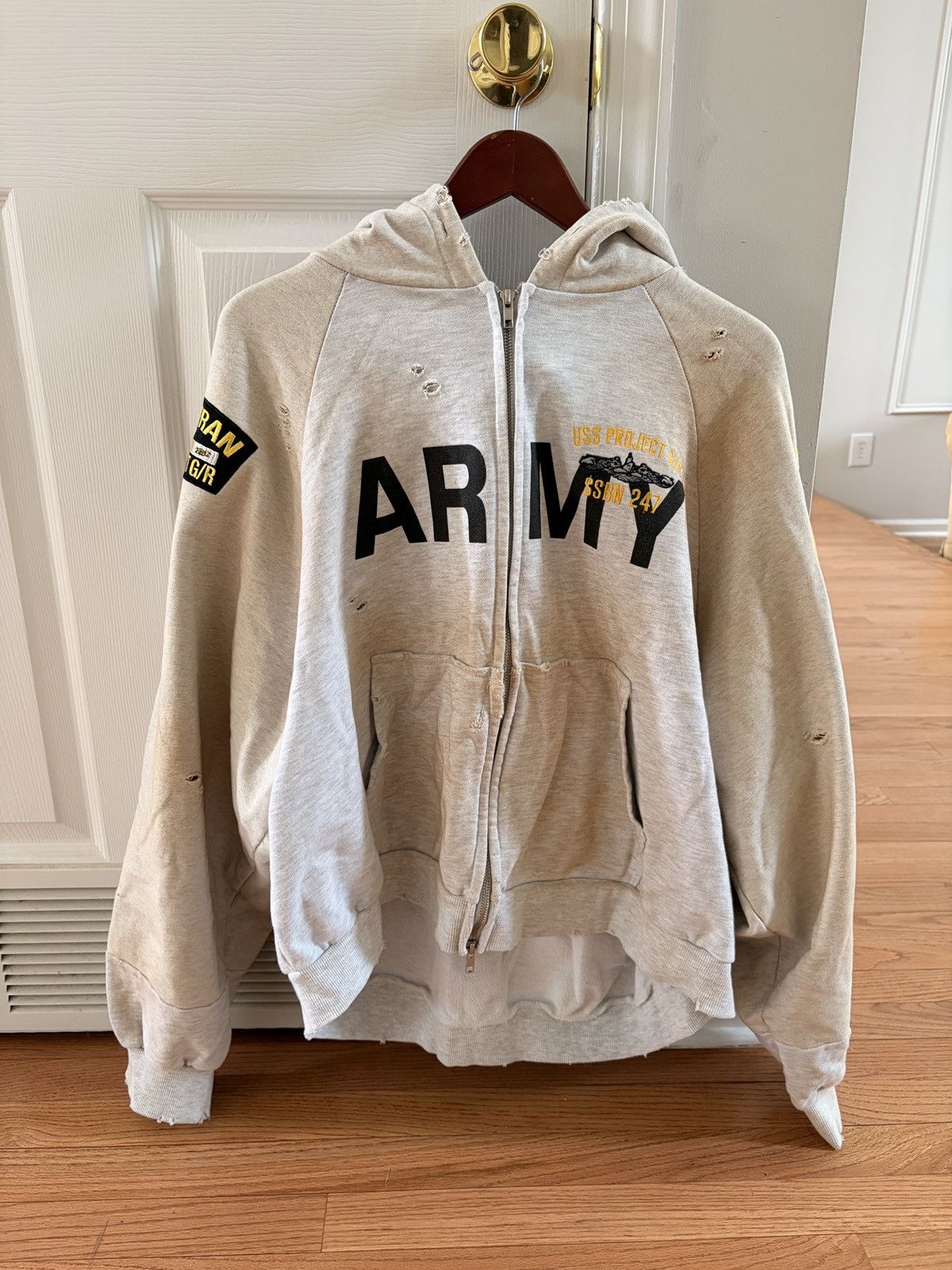 値下げ PROJECT G/R ARMY ZIP HOODIE サイズ1 Project G/R Army Zip Up Hoodie – 1enaplugz