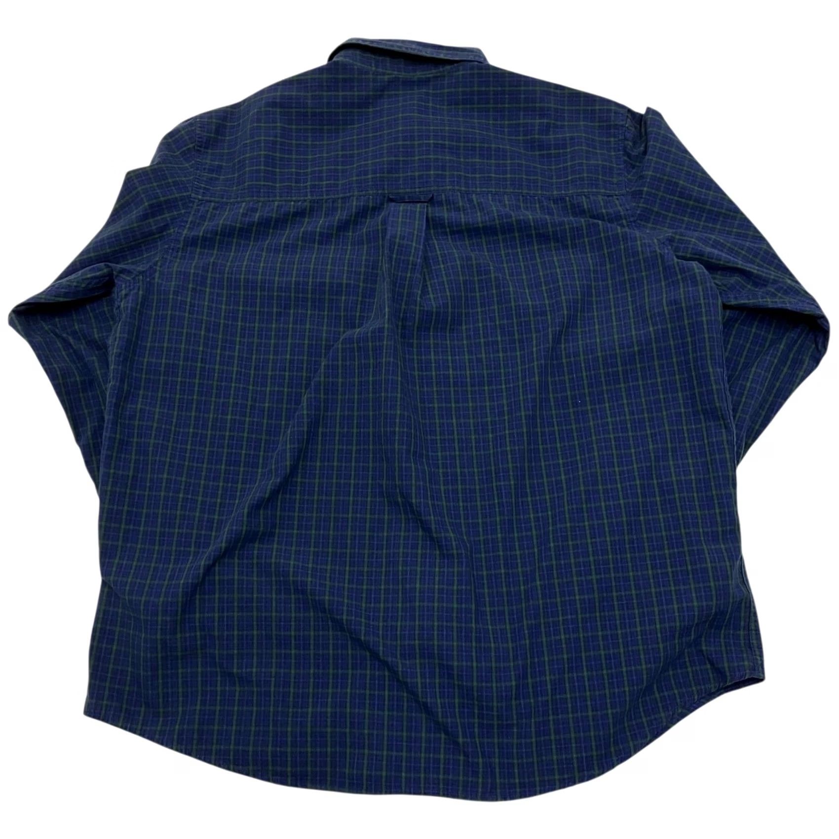 Chaps Chaps Check Shirt Mens XL Blue Green Tartan Button Down Long Sleeve Size US XL / EU 56 / 4 - 6 Thumbnail