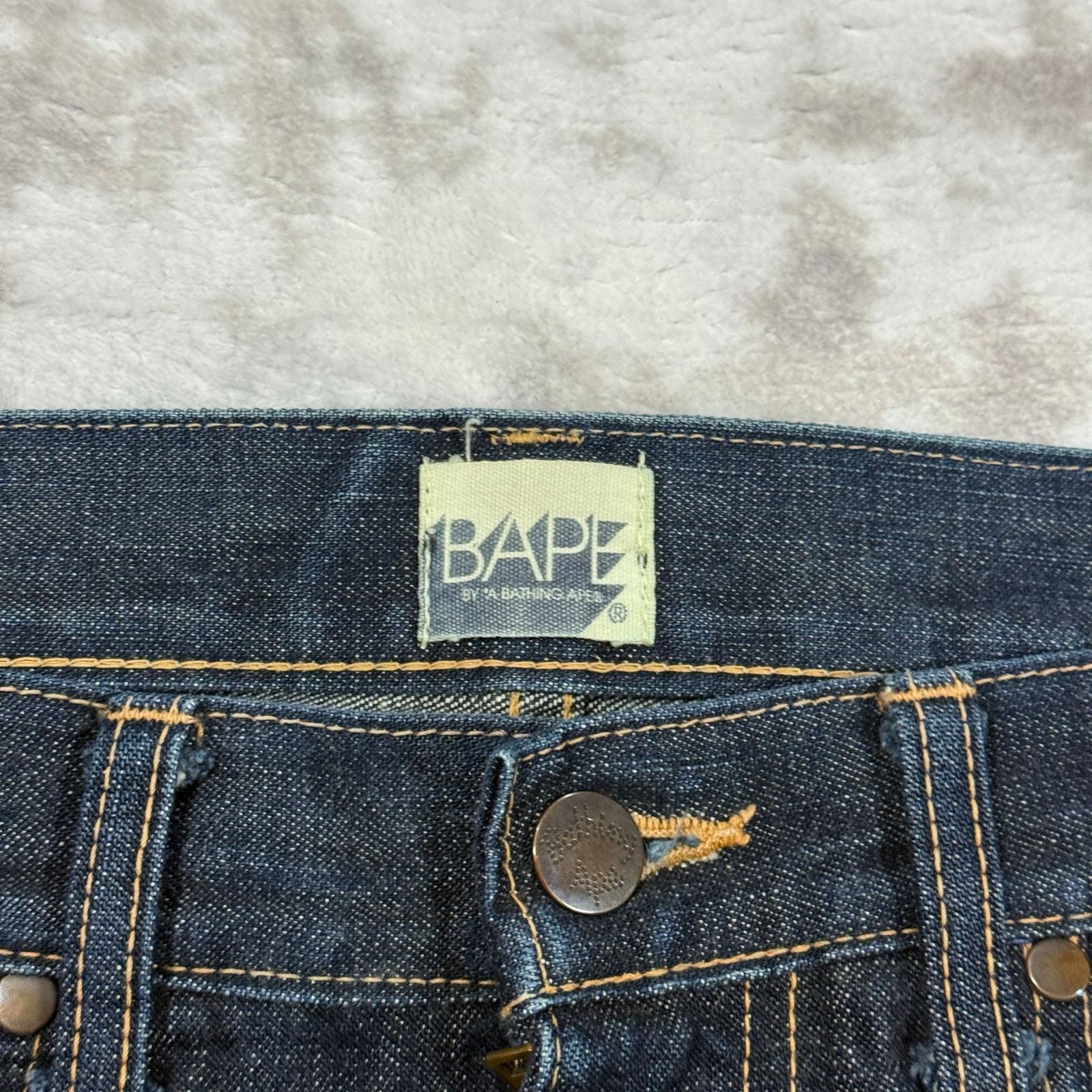 Bape × Nigo Authentic Bape 2000’s ASNKA Jeans 32 Size US 32 / EU 48 - 4 Thumbnail