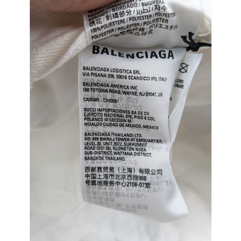Balenciaga o1rshd1 Q:3 / Size:L/ Tracksuit Hat / Cap in White/Black/Red Size ONE SIZE - 16 Thumbnail