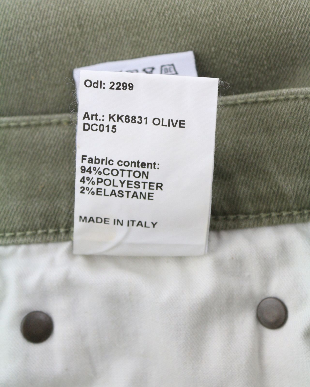 R13 JANE 28 Olive Green Stretch Loose Straight High Waist 86313 Size 28" / US 6 / IT 42 - 10 Thumbnail