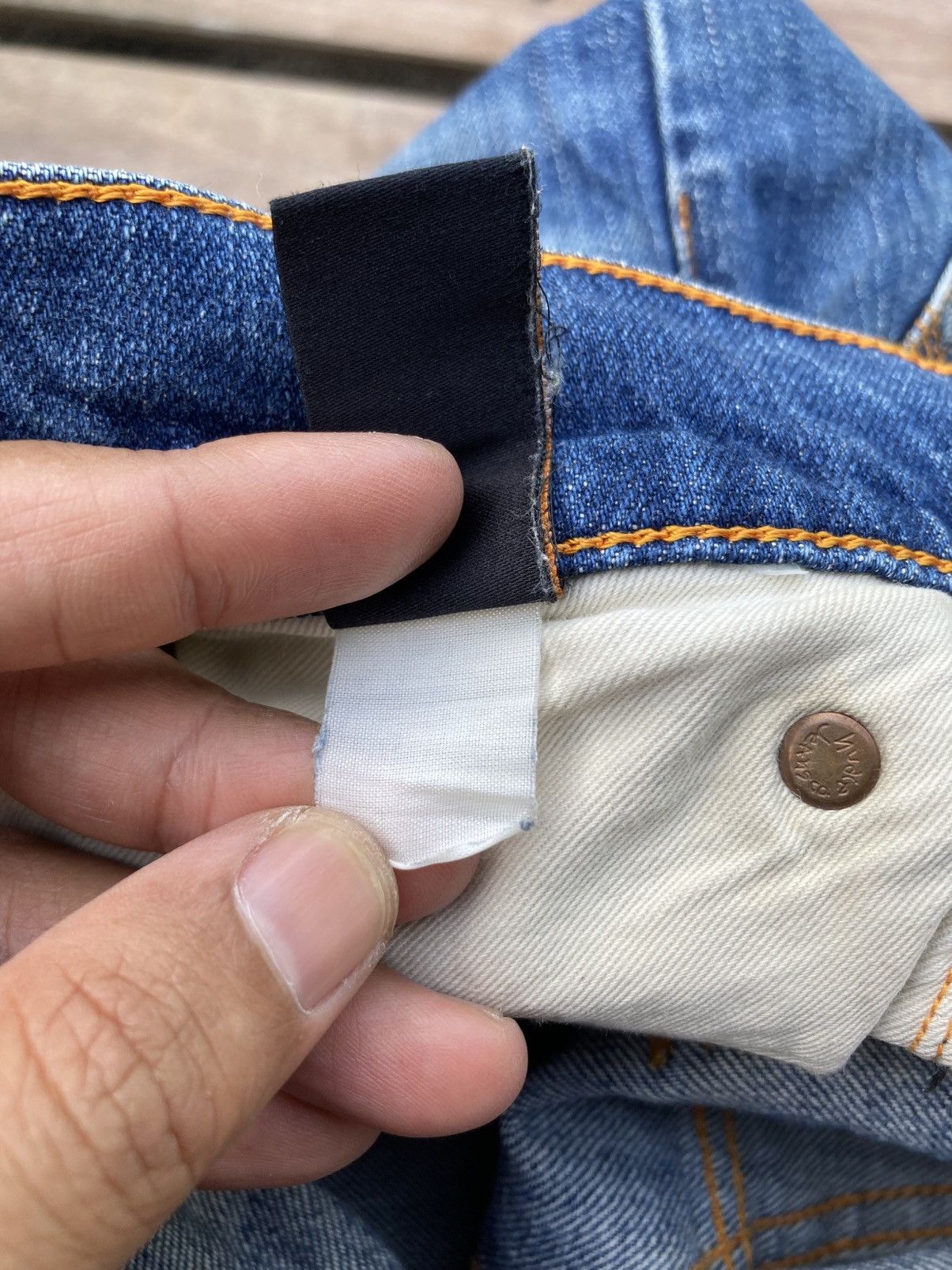 Nudie Jeans Worn Out Nudie Jeans Indigo Blue Seasoned Hige Size US 32 / EU 48 - 11 Thumbnail