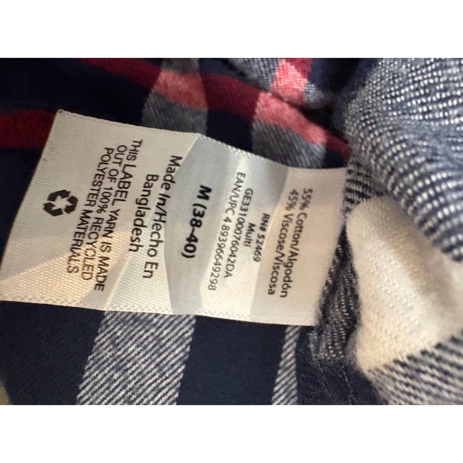 George George Plaid Flannel Button Up Shirt Classic Y2K Streetwear Size US M / EU 48-50 / 2 - 7 Thumbnail