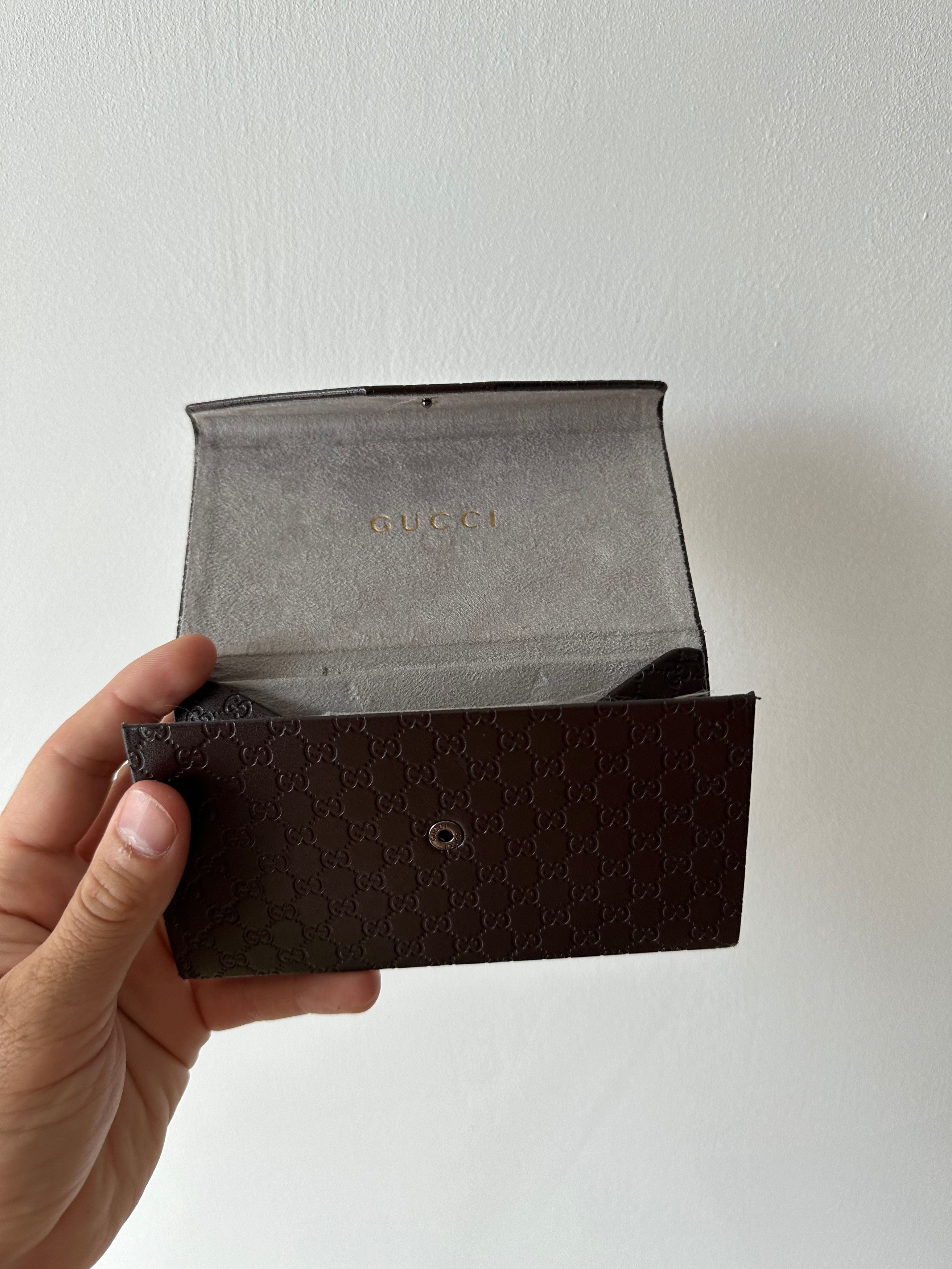 Gucci AUTH! GUCCI brown transformer sunglasses case monogram GG Size ONE SIZE - 10 Thumbnail