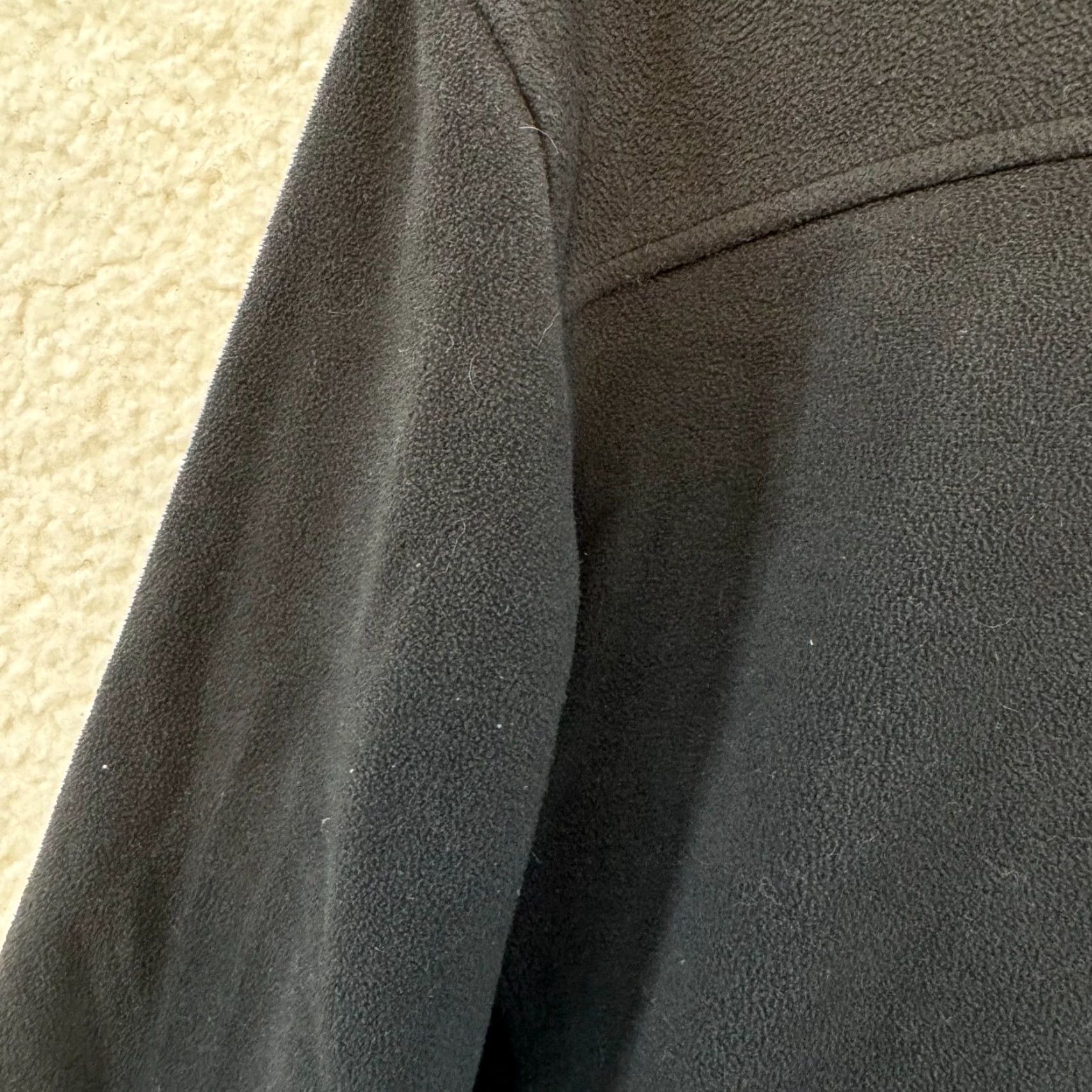 The North Face North Face Fleece Jacket Womens Large Black Logo Full Zip Sweater Size L / US 10 / IT 46 - 7 Thumbnail