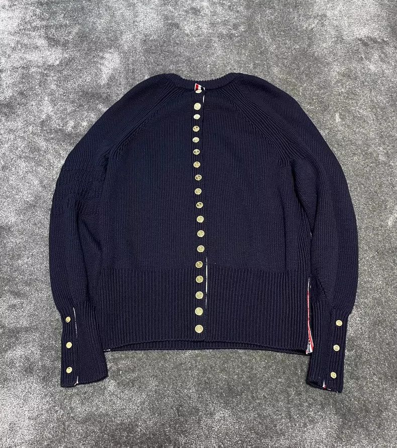 Thom Browne Thom Browne Cotton knit pullover sweater Size US M / EU 48-50 / 2 - 8 Thumbnail