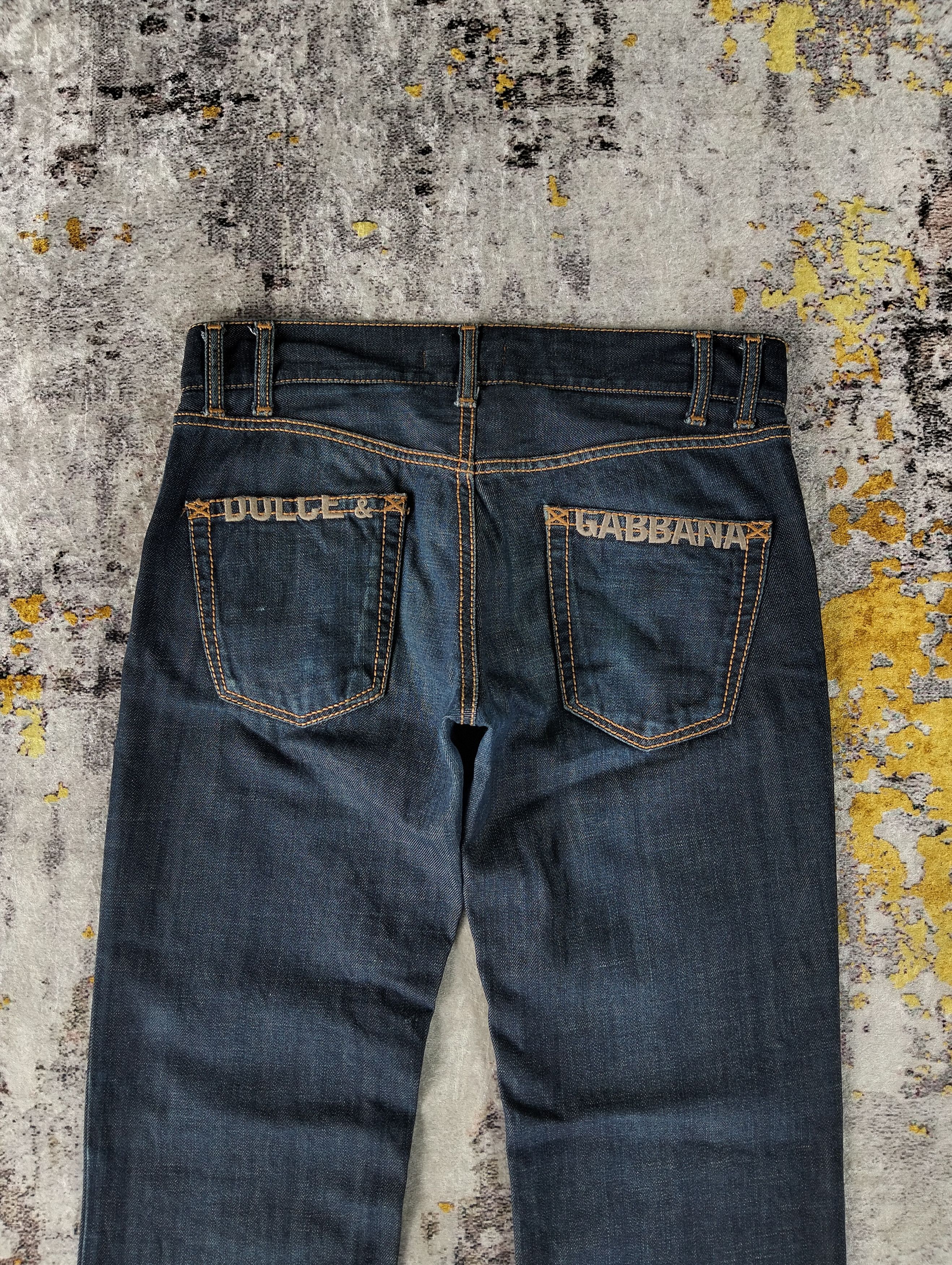 Dolce & Gabbana Vintage Dolce & Gabbana Embroidered ButtonFly Low Rise Jeans Size US 32 / EU 48 - 7 Thumbnail