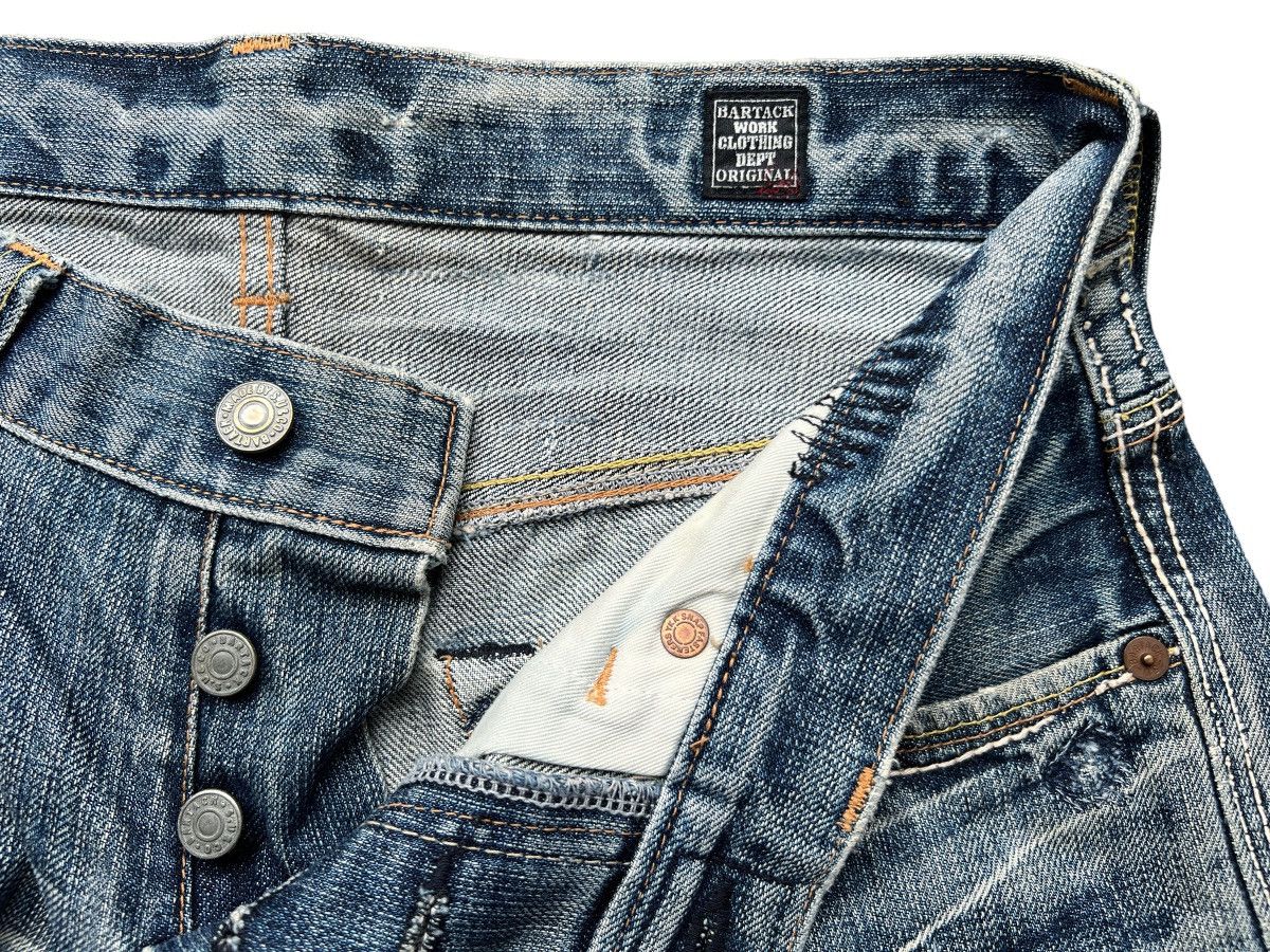 Japanese Brand BartackJapan Selvedge Patchwork Distressed Denim Jeans 32x32 Size US 32 / EU 48 - 15 Thumbnail