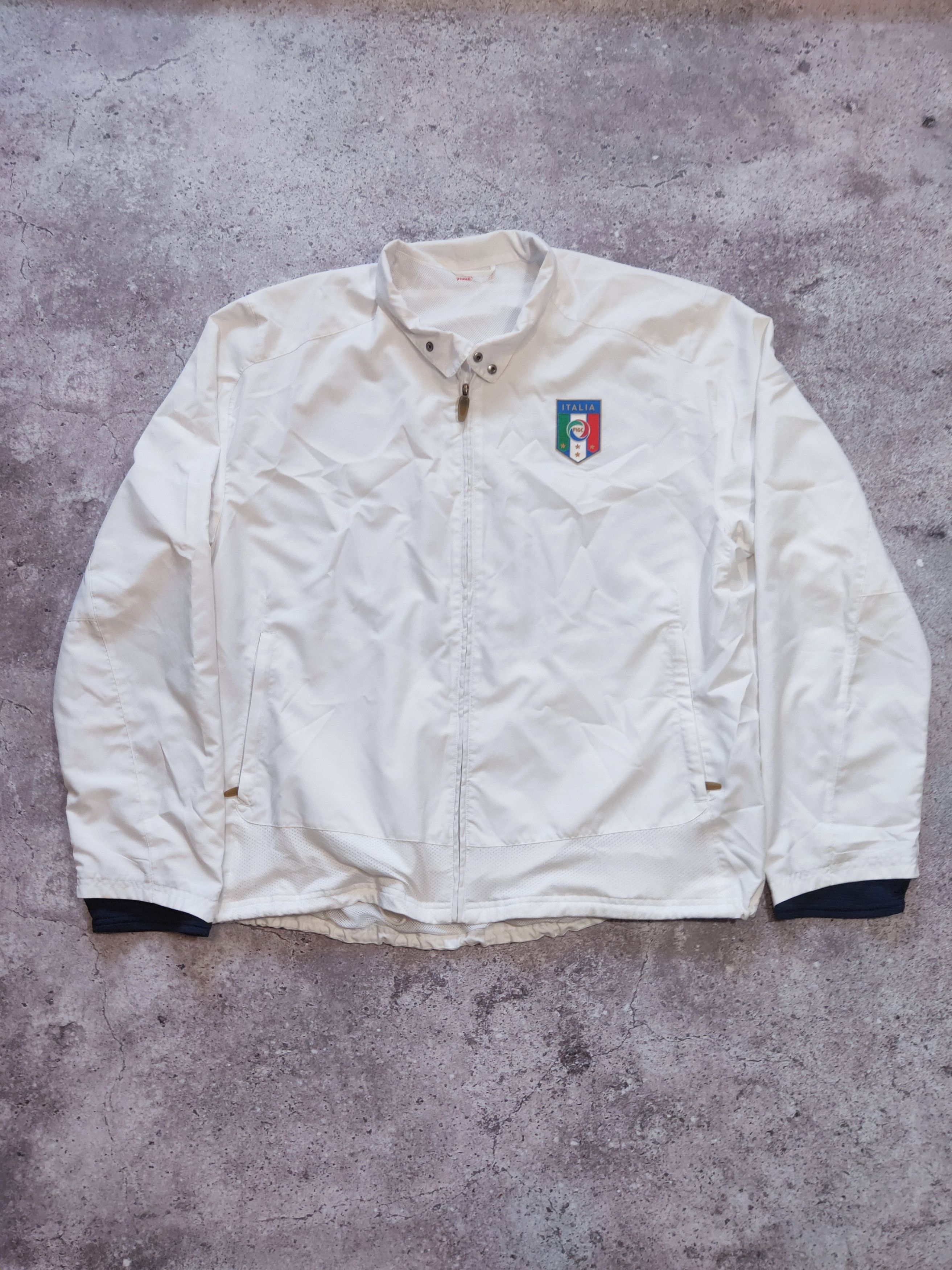 Puma × Vintage 🇮🇹Vintage Puma Italy Soccer Jersey Zip Retro Rare Hype Size US XXL / EU 58 / 5 - 1 Thumbnail