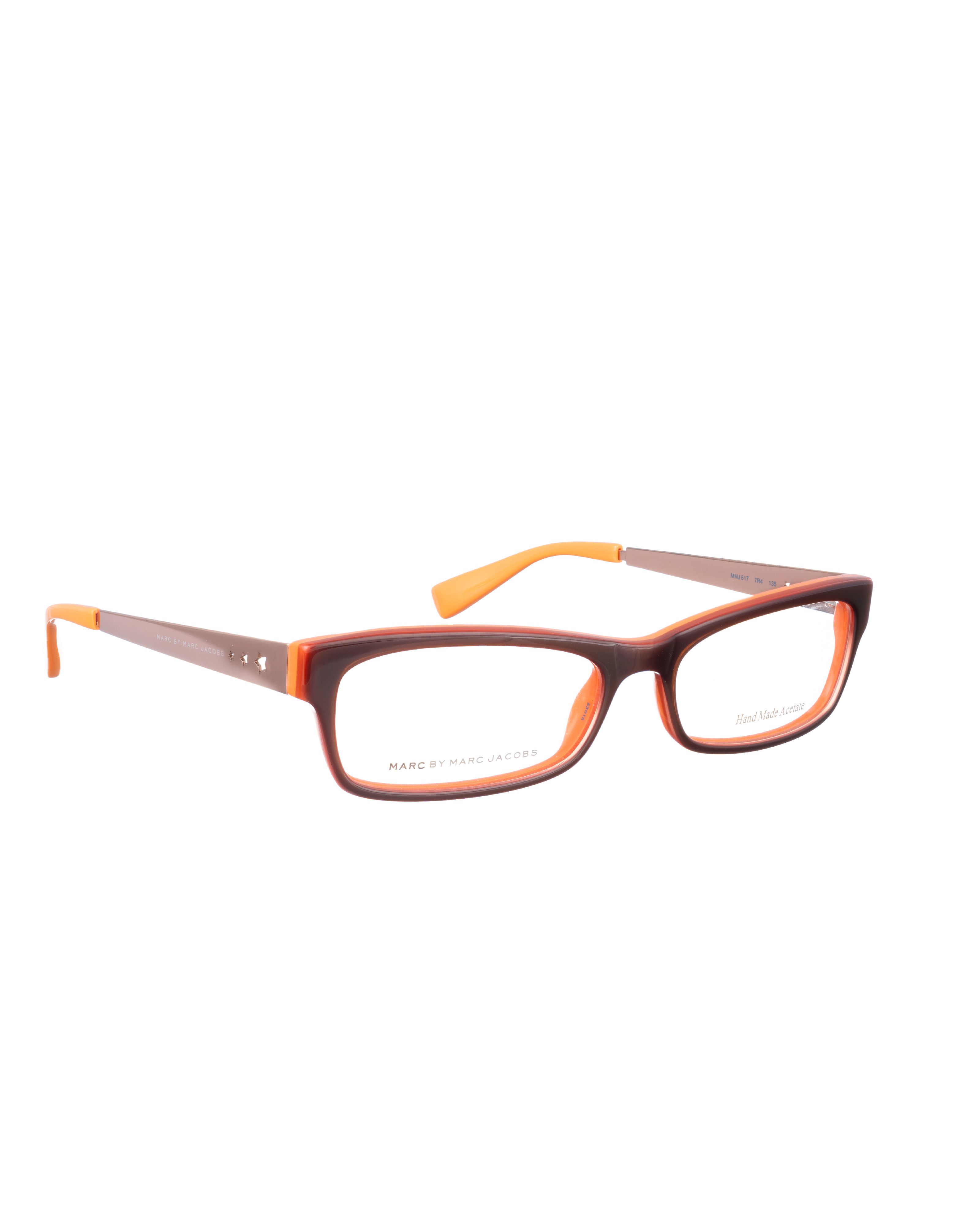 Marc Jacobs Marc by Marc Jacobs 00s Brown and Orange Classic Glasses Size ONE SIZE - 1 Thumbnail