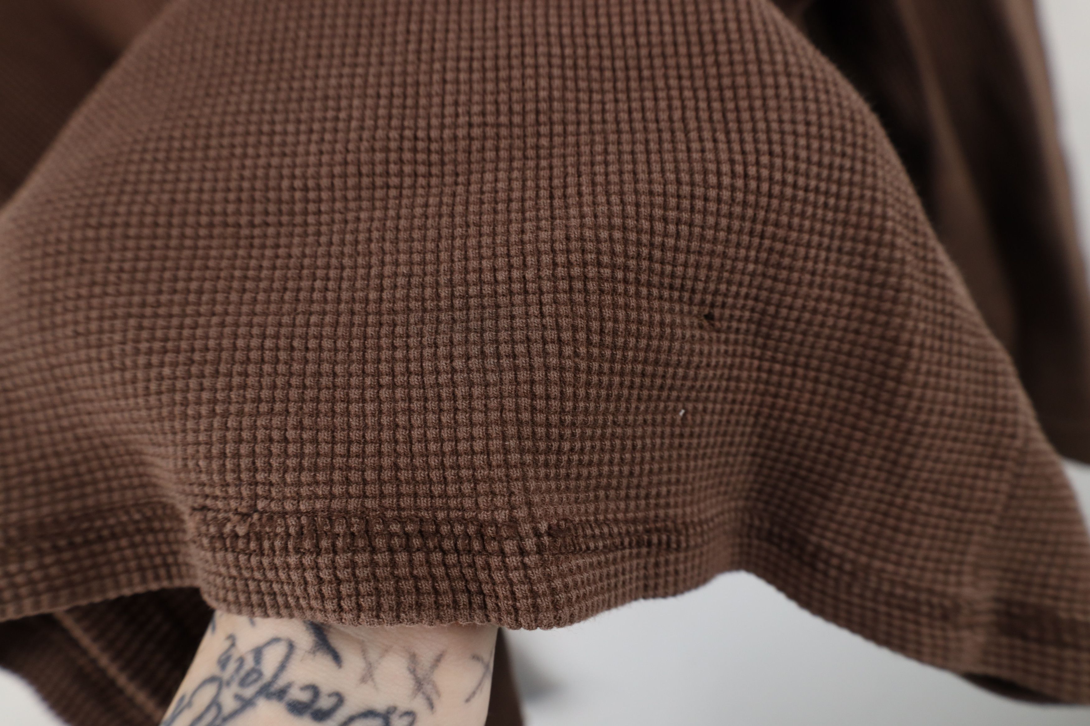 Harley Davidson Vintage Harley Davidson Waffle Knit Long Sleeve T-Shirt Size US XL / EU 56 / 4 - 7 Thumbnail