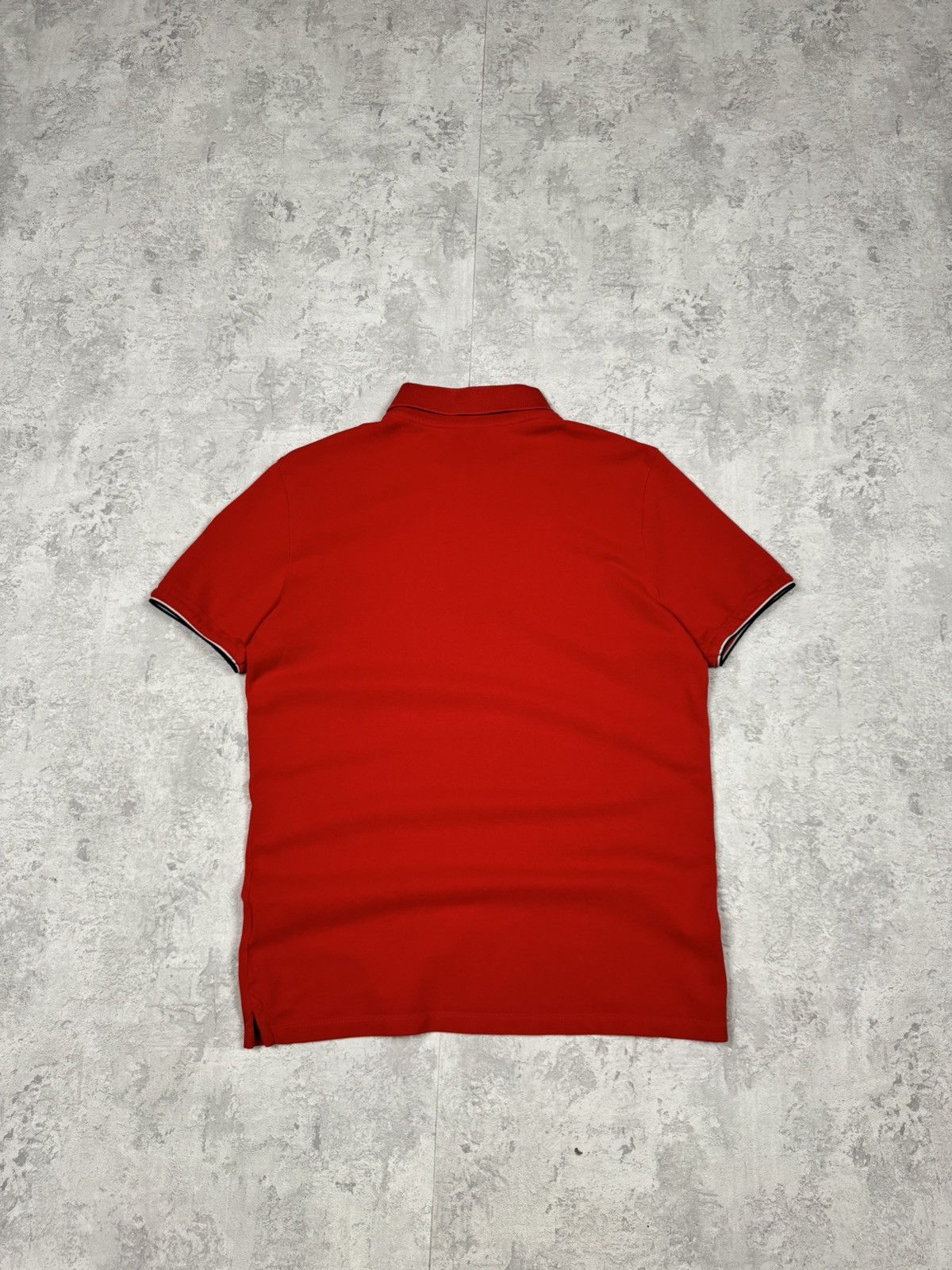 Moncler Moncler Polo T-shirt Red Size S Size US S / EU 44-46 / 1 - 8 Thumbnail