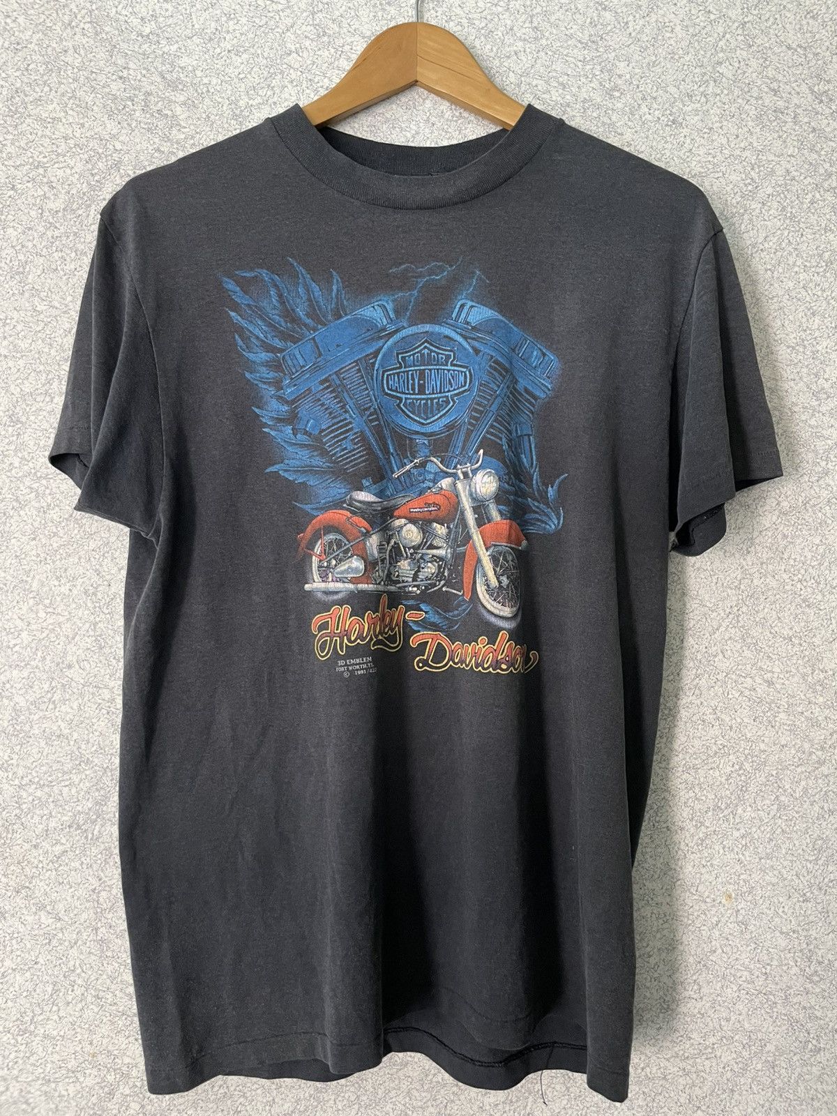 Harley Davidson Vintage 3D Harley Davidson Size US L / EU 52-54 / 3 - 2 Thumbnail