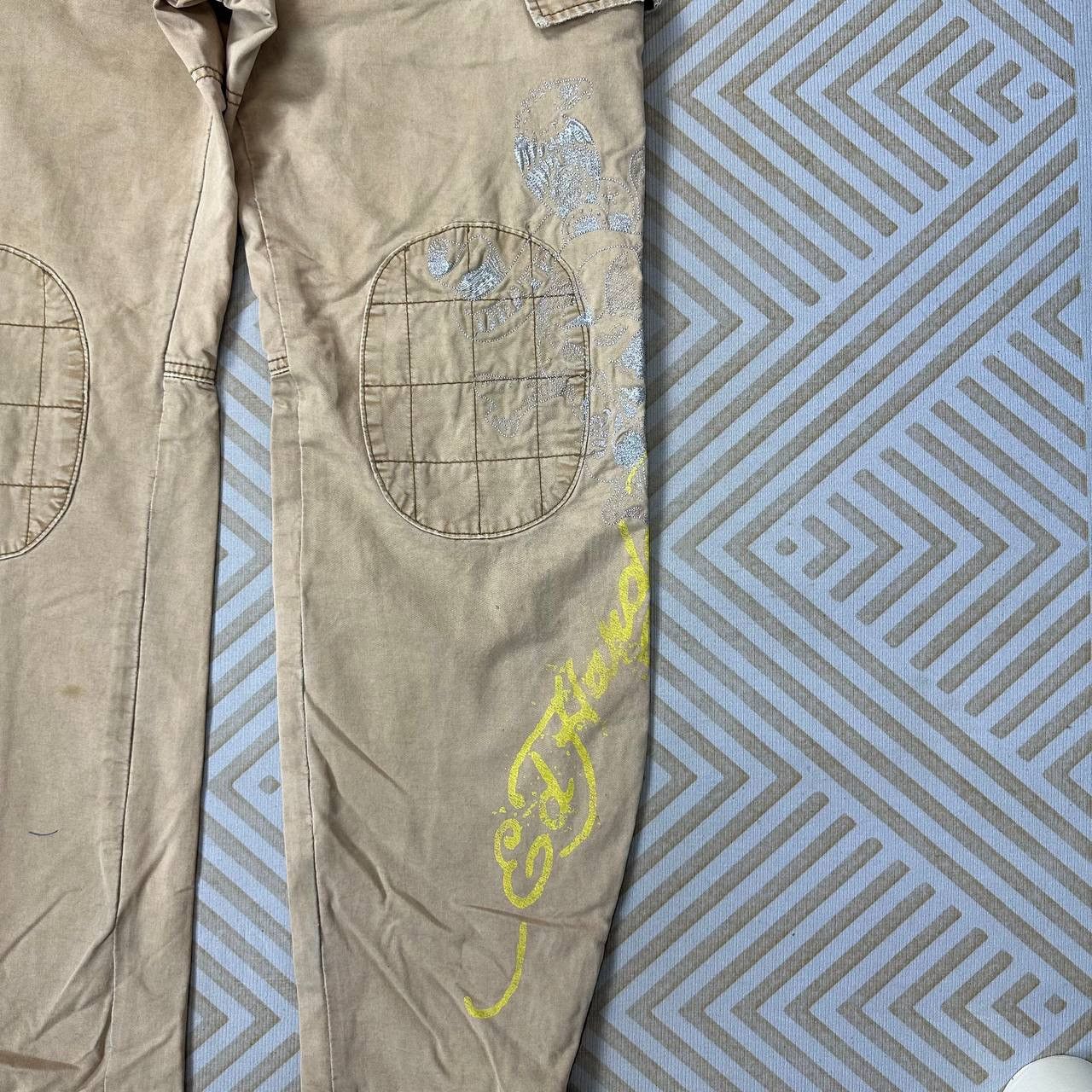 Ed Hardy × Japanese Brand Ed Hardy 6 pocket Cargo Outdoor (waist 36-37) Size US 37 - 6 Thumbnail