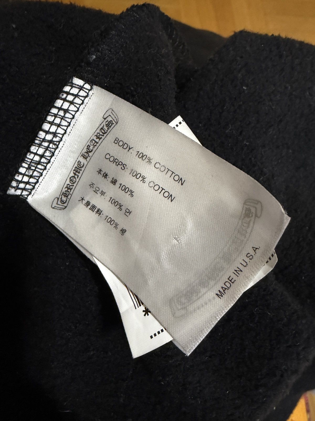 Chrome Hearts Chrome Hearts ”Script” Hoodie XXL Size US XXL / EU 58 / 5 - 8 Thumbnail