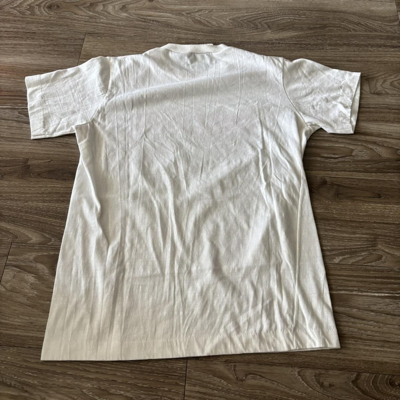 Vintage Crazy Vintage 80s White Mexico Single Stitch Graphic Tee! Fits M Size US M / EU 48-50 / 2 - 5 Thumbnail