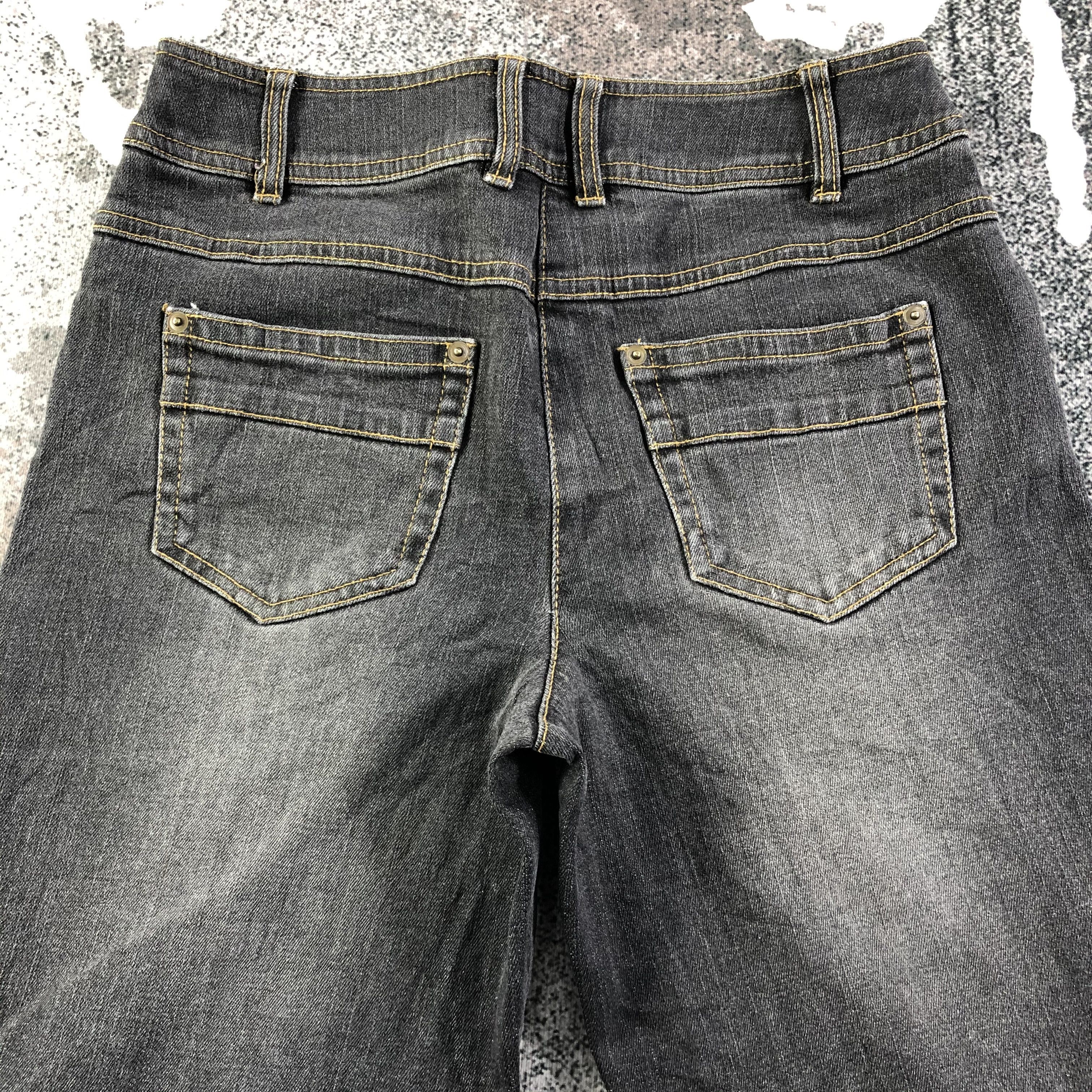 Japanese Brand Japanese Brand Espie Jeans Faded Black Flare Denim KJ1645 Size 28" / US 6 / IT 42 - 4 Thumbnail