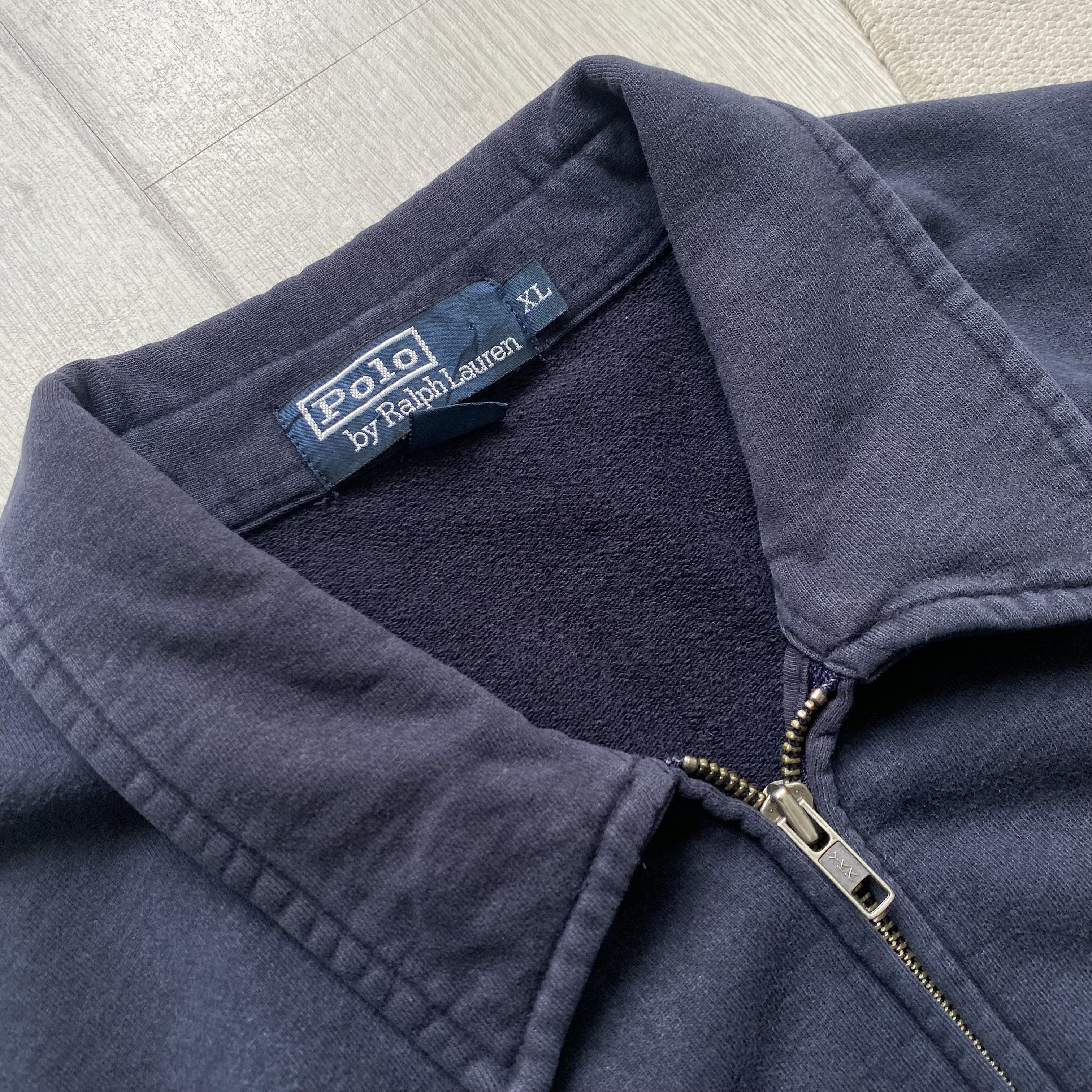 Polo Ralph Lauren Vintage 90s Polo Ralph Lauren boxy Sweatshirt ZipUp truck to Size US XL / EU 56 / 4 - 4 Thumbnail