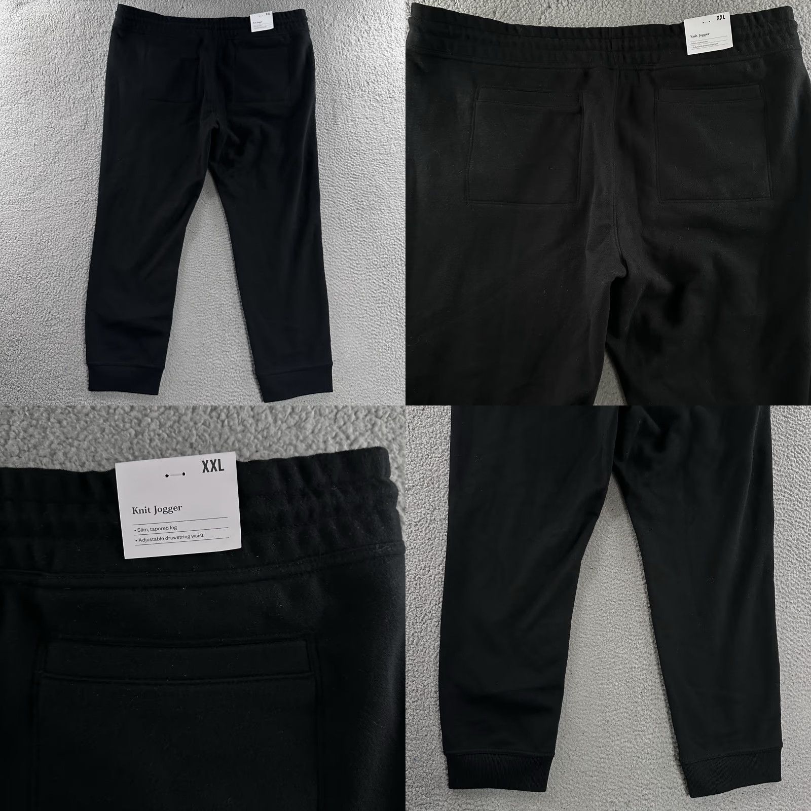 Vintage Goodfellow Mens Pants Black Size XXL Knit Jogger Stretch Cotton Blend Size US 39 - 9 Thumbnail