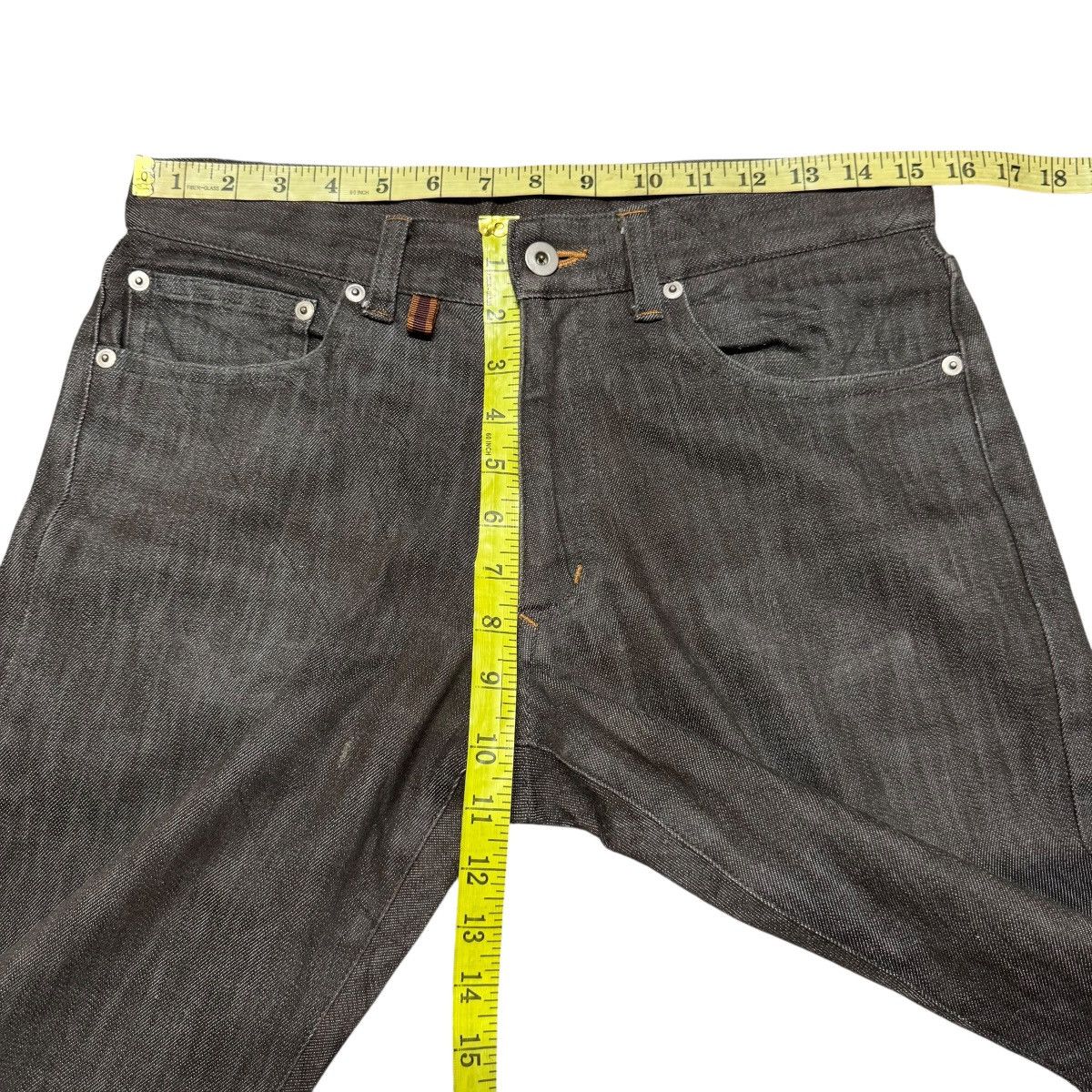 Melrose Men's Melrose Brown Denim Flare Jeans Hedi slimane style Size US 30 / EU 46 - 15 Thumbnail
