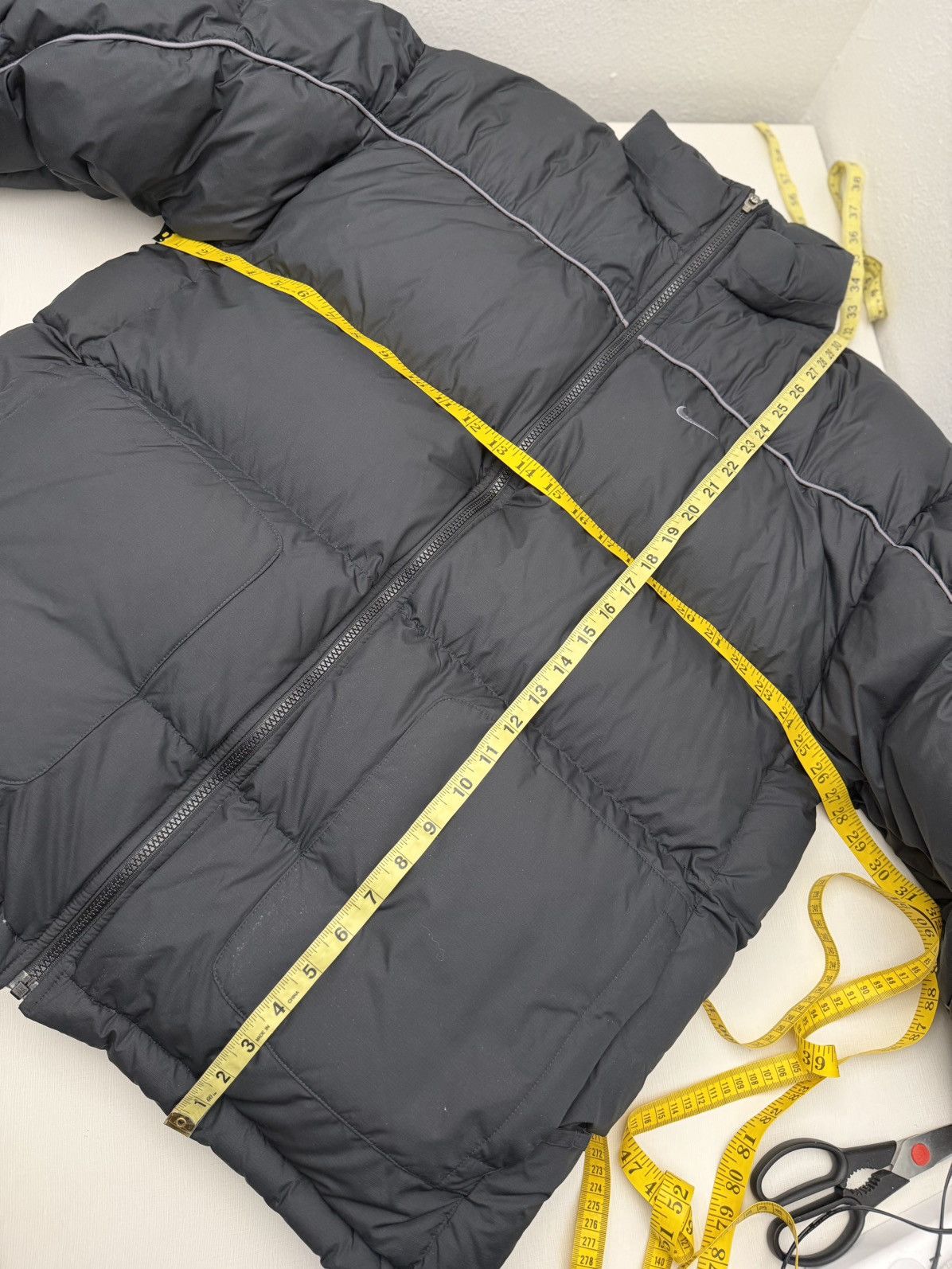 Nike Vintage 90s Y2K Nike Down Fill Puffer Jacket Detachable Hood Size US L / EU 52-54 / 3 - 13 Thumbnail