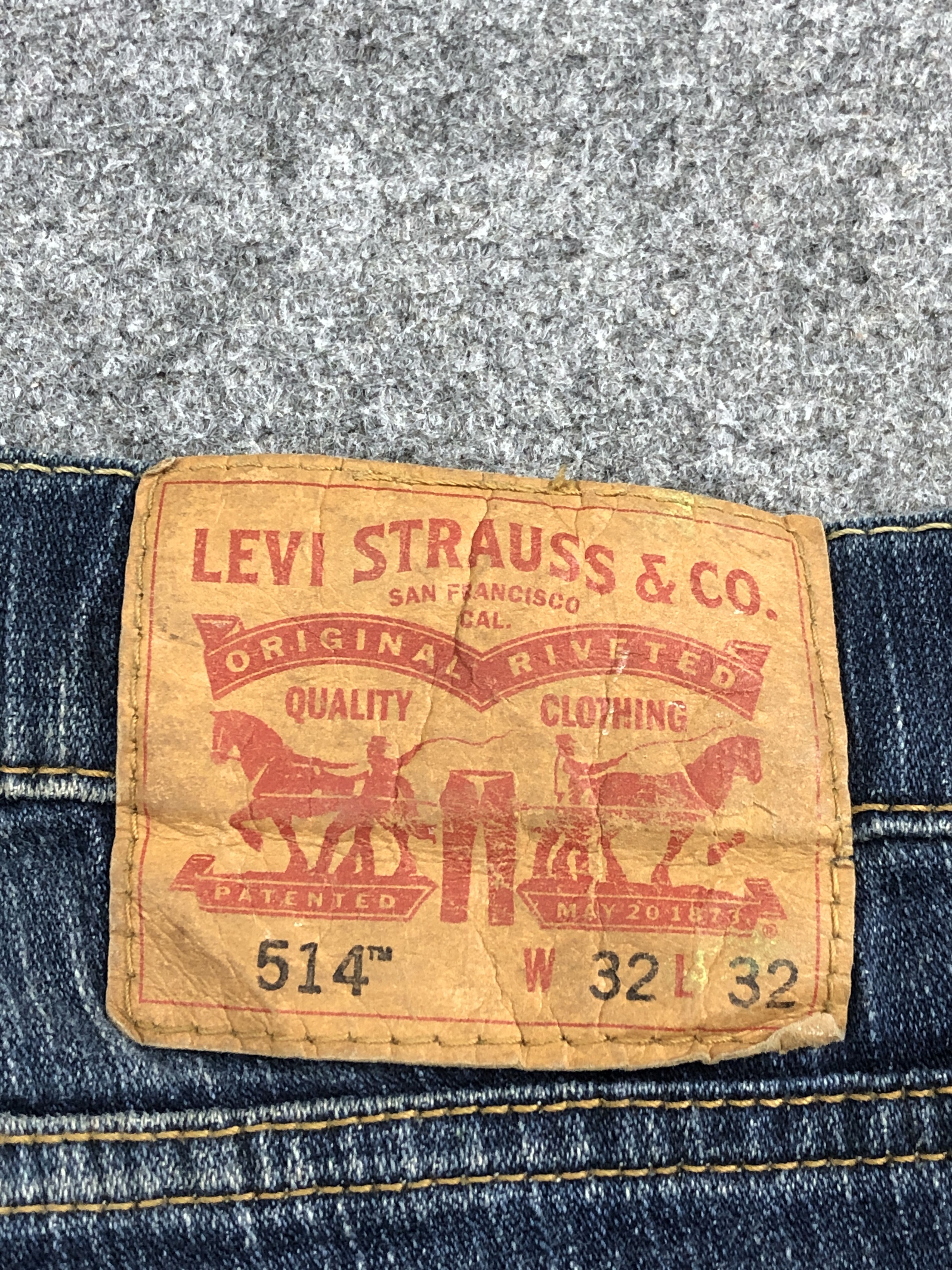 Levi's Vintage Levis 514 Paint Splatter Blue Jeans DP2431 Size US 30 / EU 46 - 5 Thumbnail