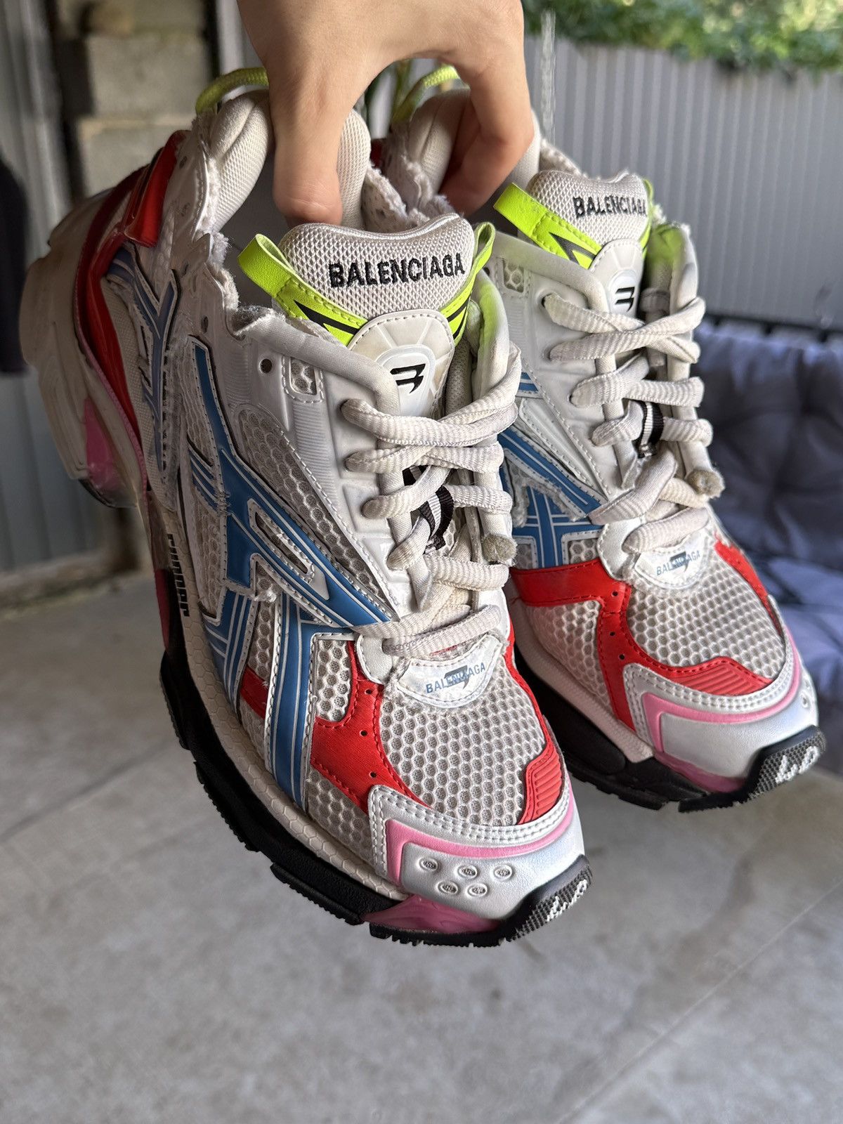 Balenciaga Balenciaga Runner Multicolour Size US 7 / EU 40 - 7 Thumbnail