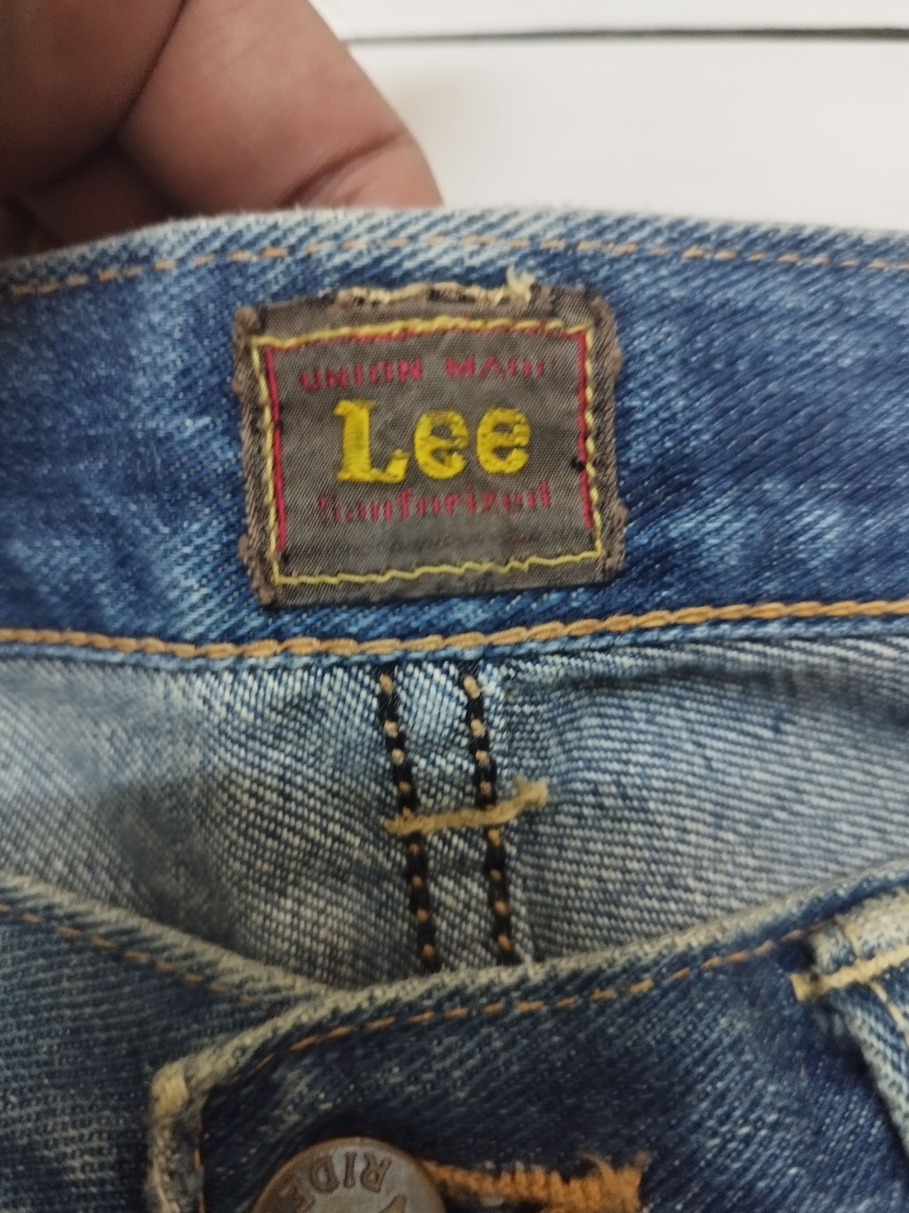 Lee Vintage lee riders button fly half selvedge Size US 34 / EU 50 - 6 Thumbnail