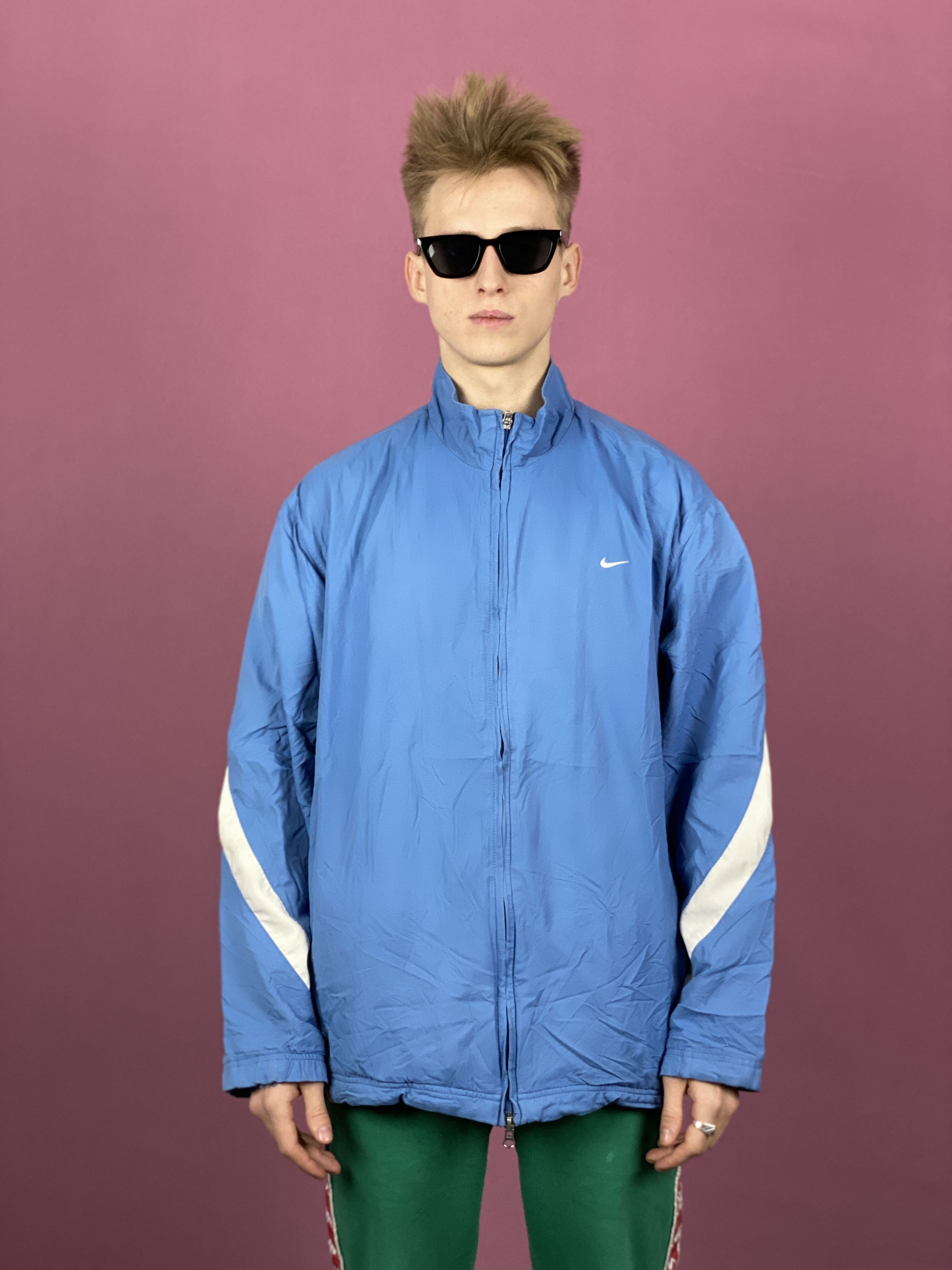 Nike × Vintage Nike Vintage Men's Windbreaker Jacket - XL Size US XL / EU 56 / 4 - 1 Thumbnail