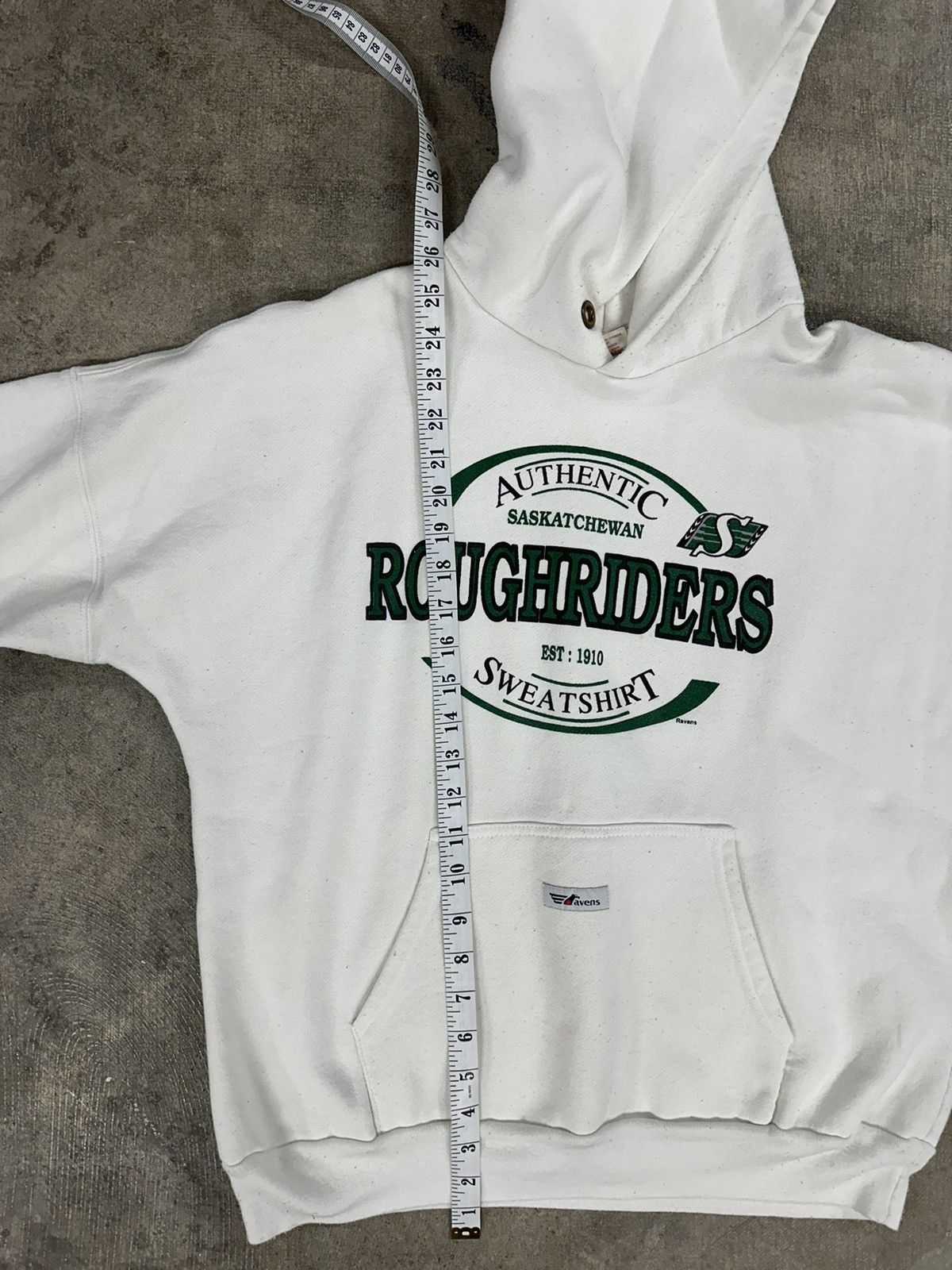 NFL × Vintage Vintage 90s Ravens Saskatchewan Rough Riders Hoodie Size US S / EU 44-46 / 1 - 7 Thumbnail